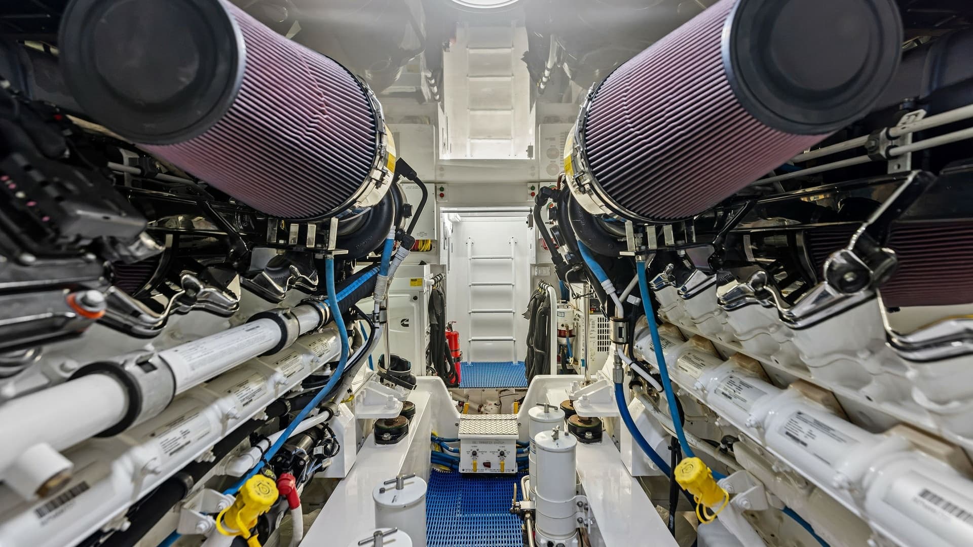 Engine Room with Dual Engines