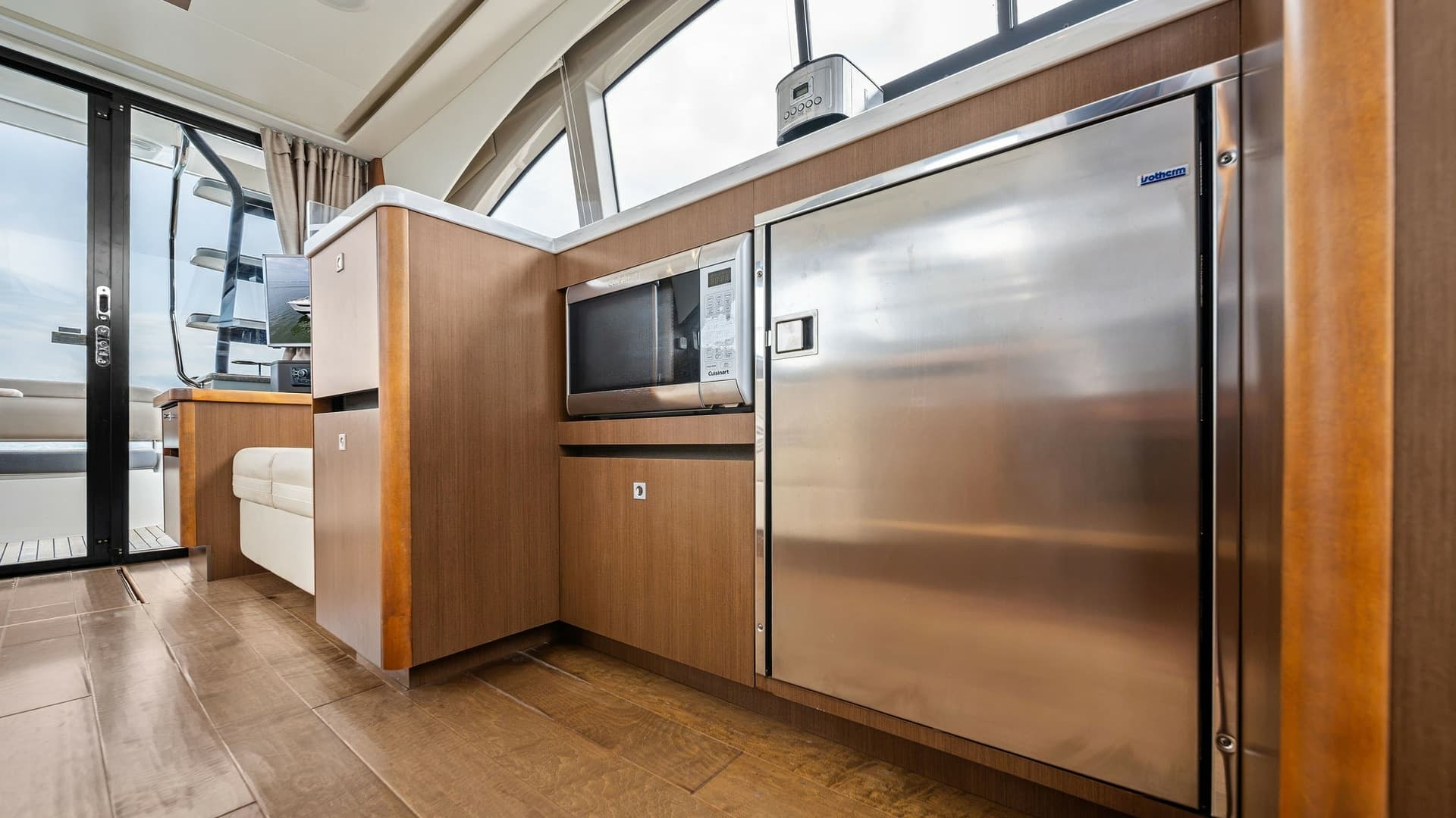 Galley with Stainless Steel Appliances