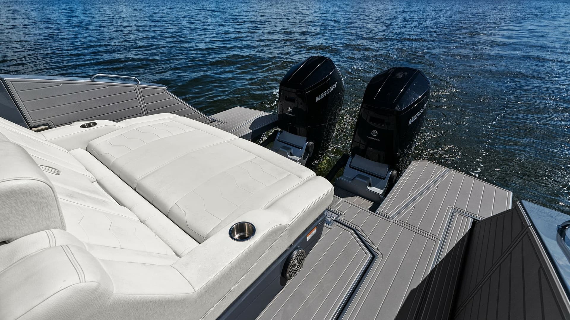 Spacious Aft Deck with Sunpad
