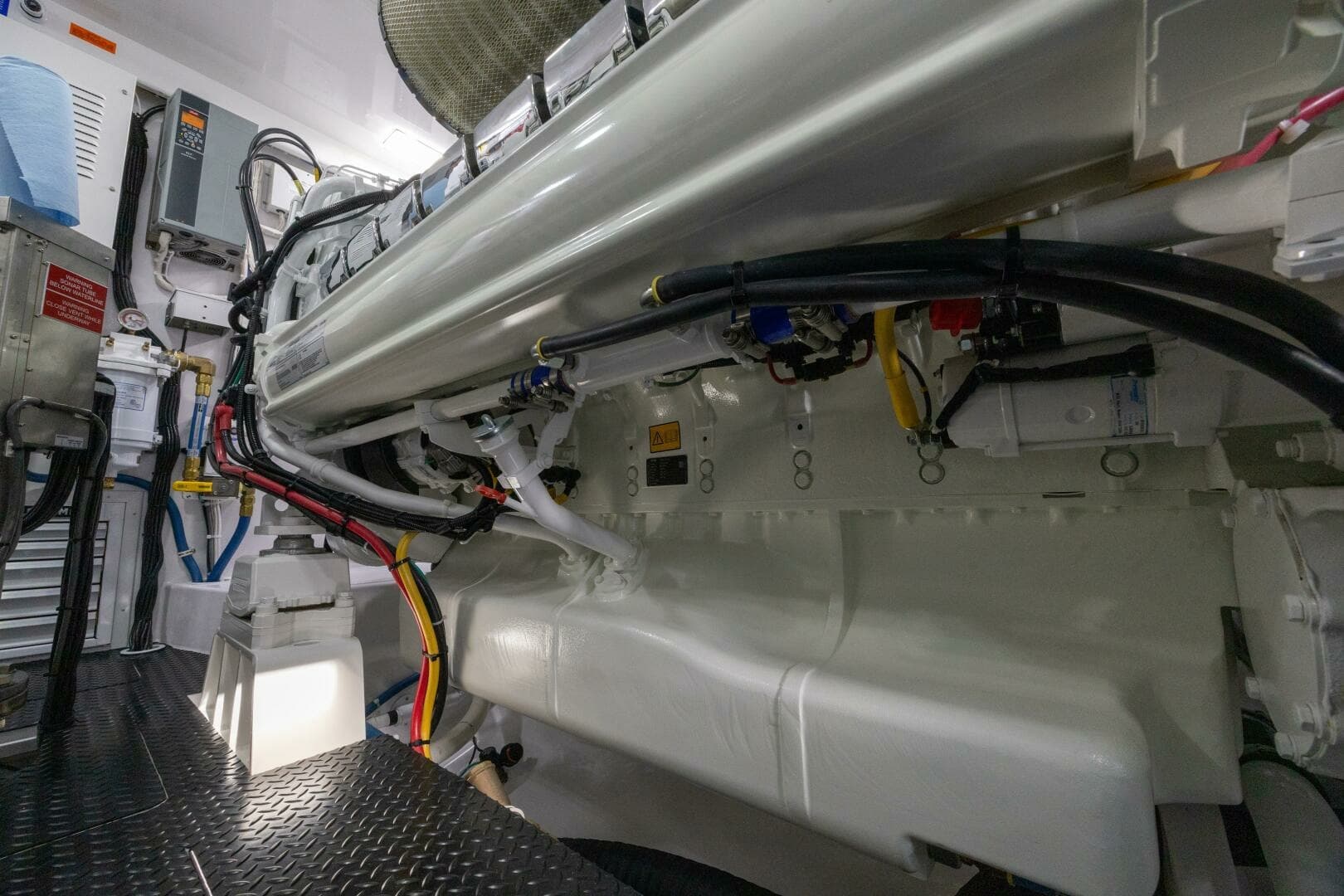 2025 82 Viking Convertible Boujie Engine Room (1)