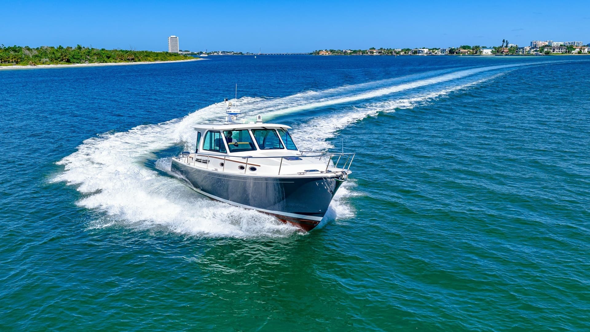 Bow View Cruising at Speed