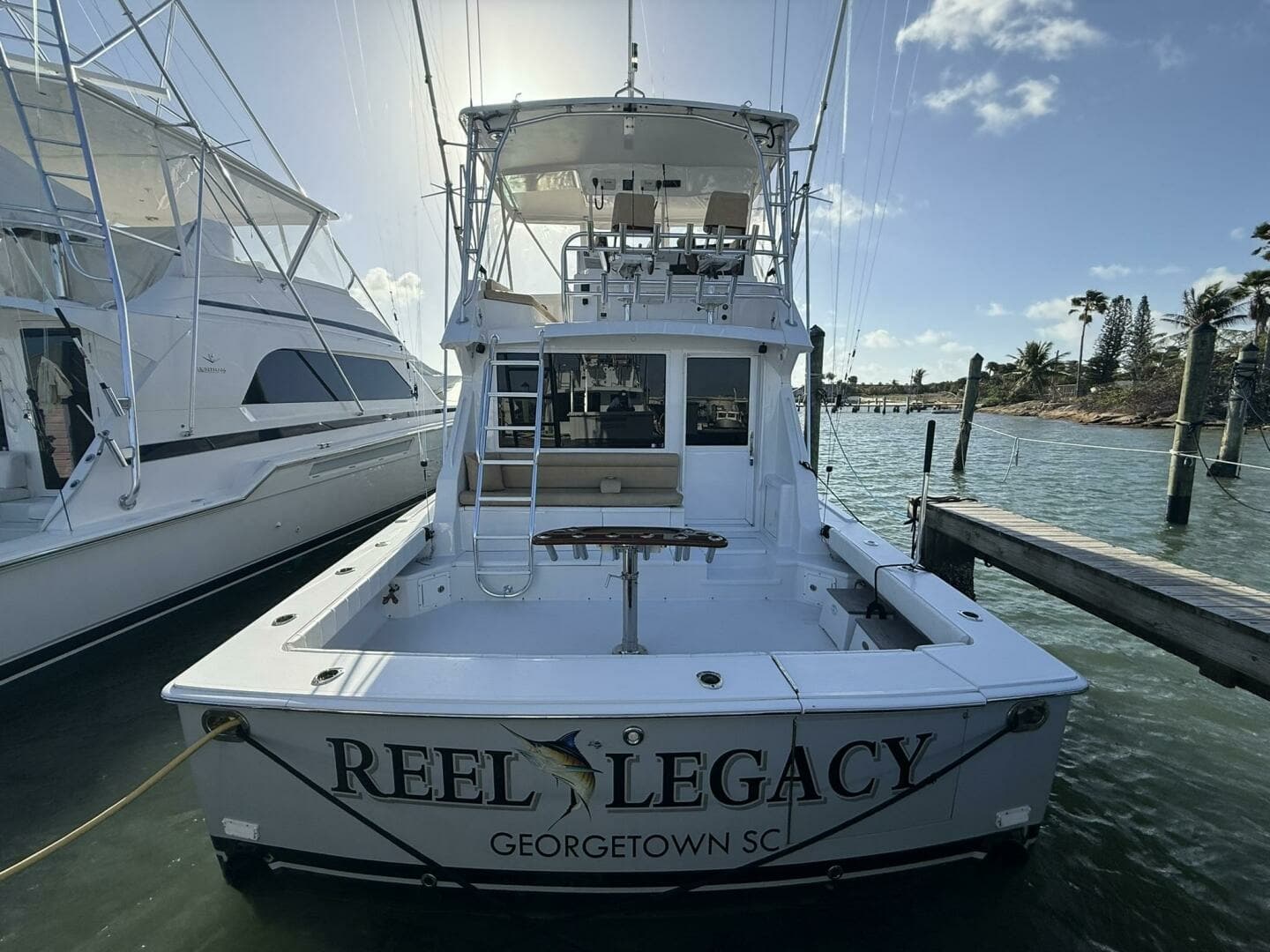 Viking 50 REEL LEGACY - Aft Profile