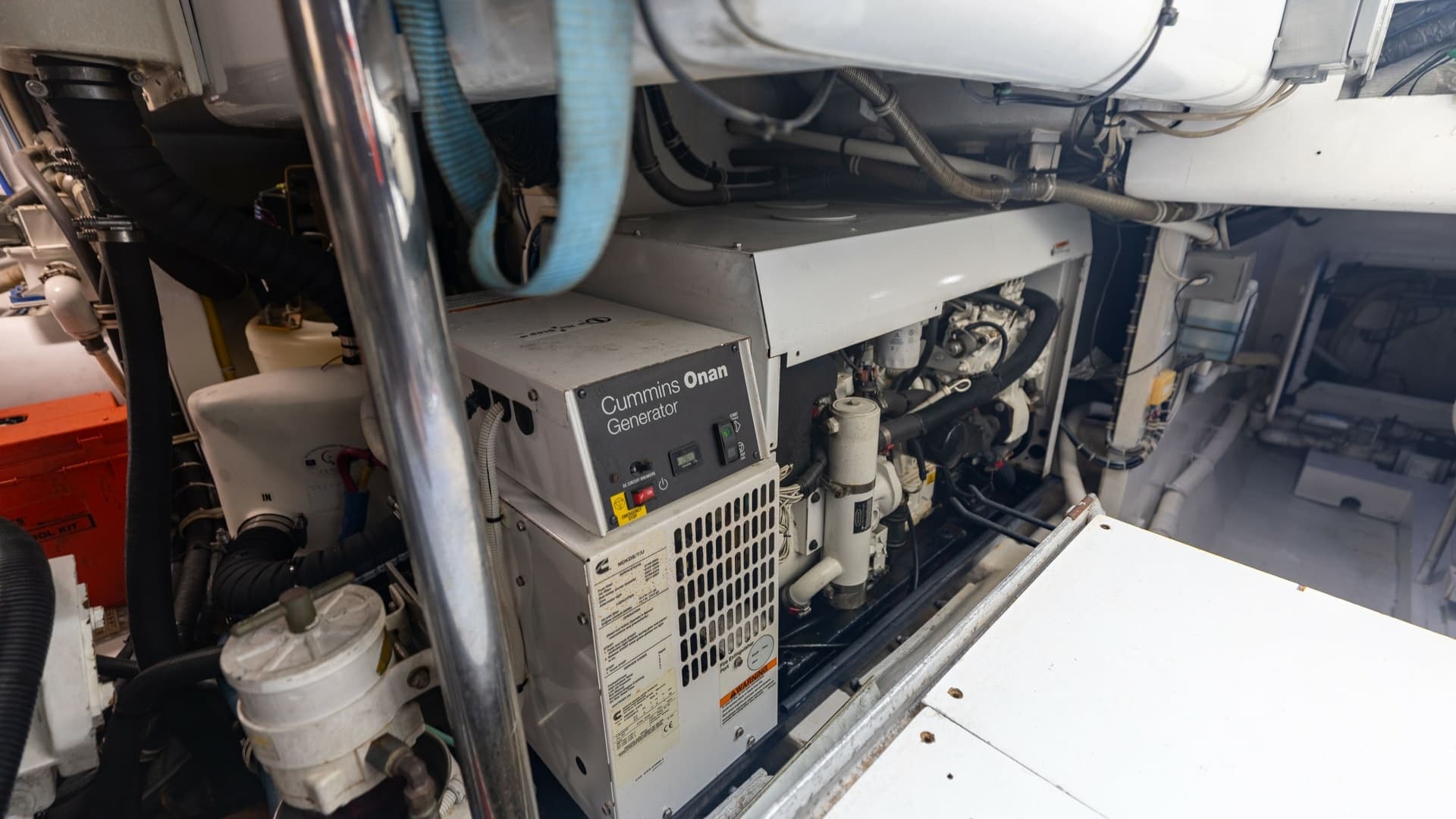 2007 Hatteras 68 Convertible- KEMOSABE- Engine Room