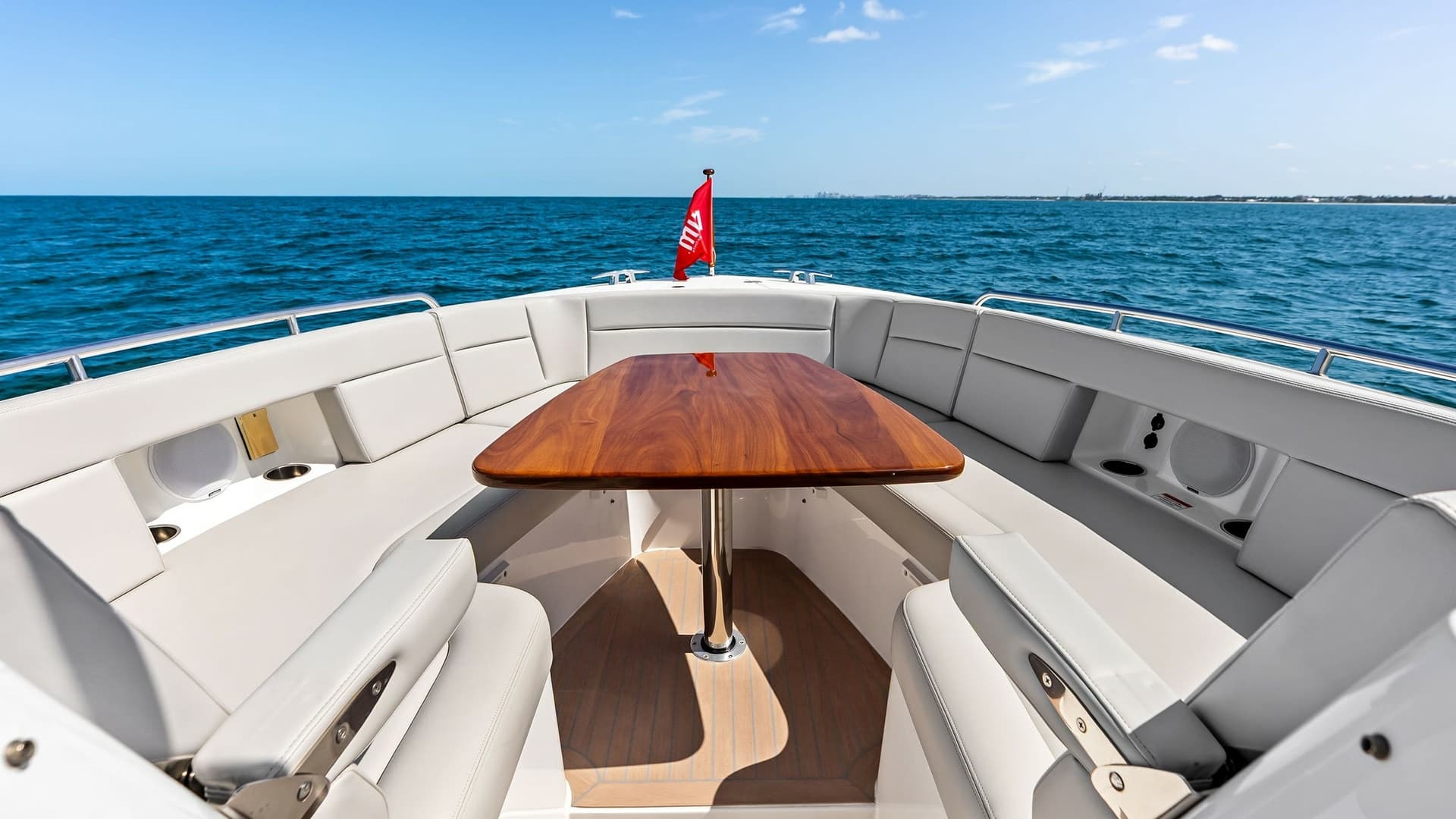 Spacious Forward Deck Seating Area