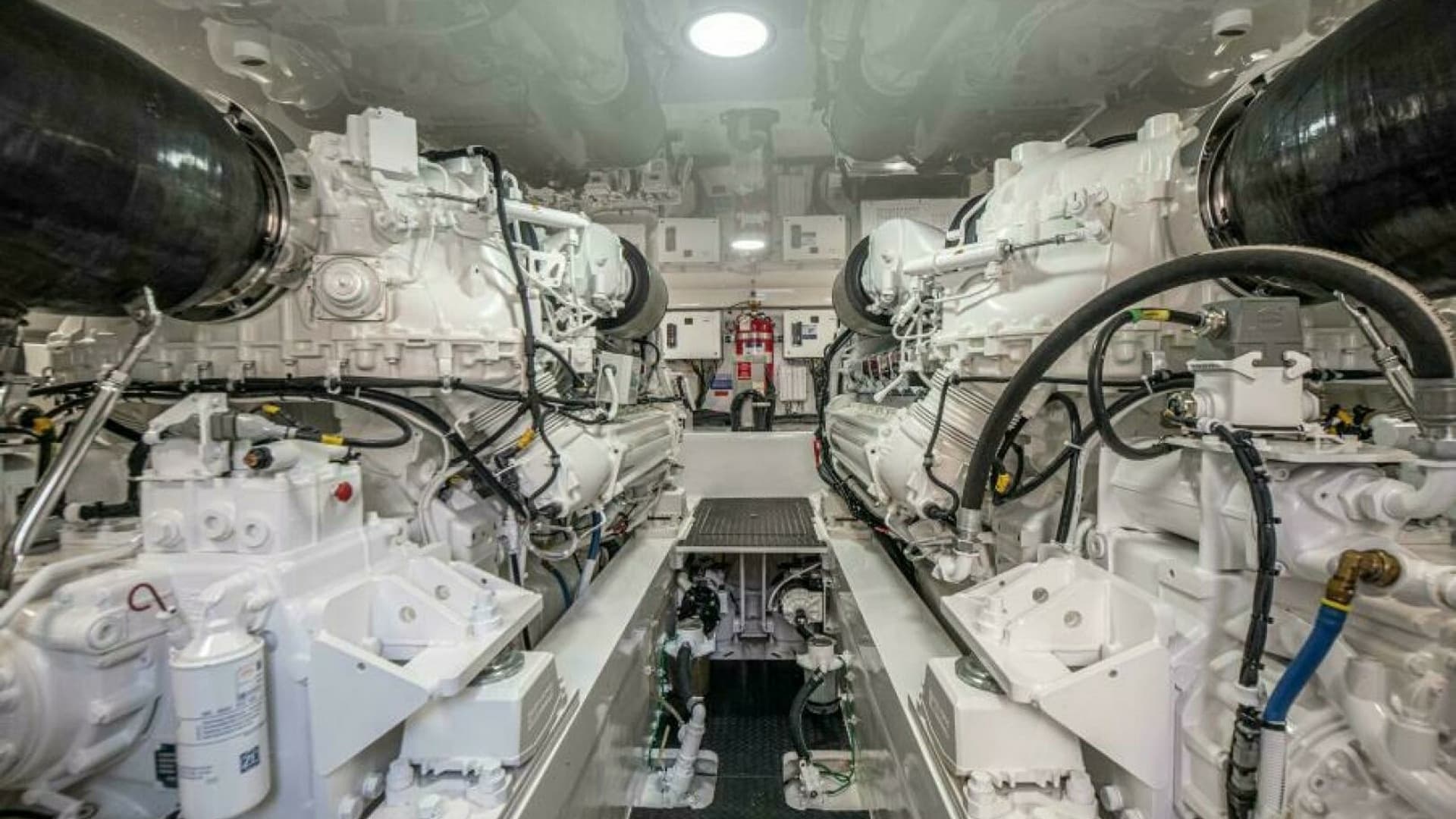 Engine Room with Twin Engines