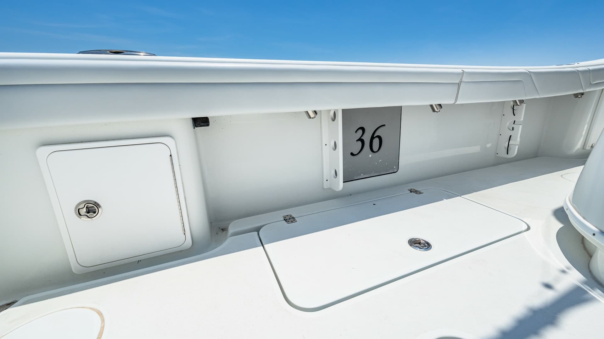 Cockpit Storage Area and Deck