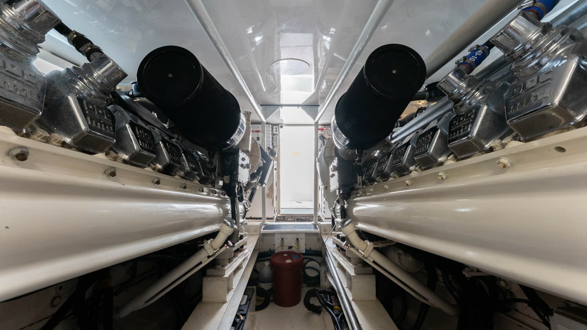 Engine Room with Twin Engines
