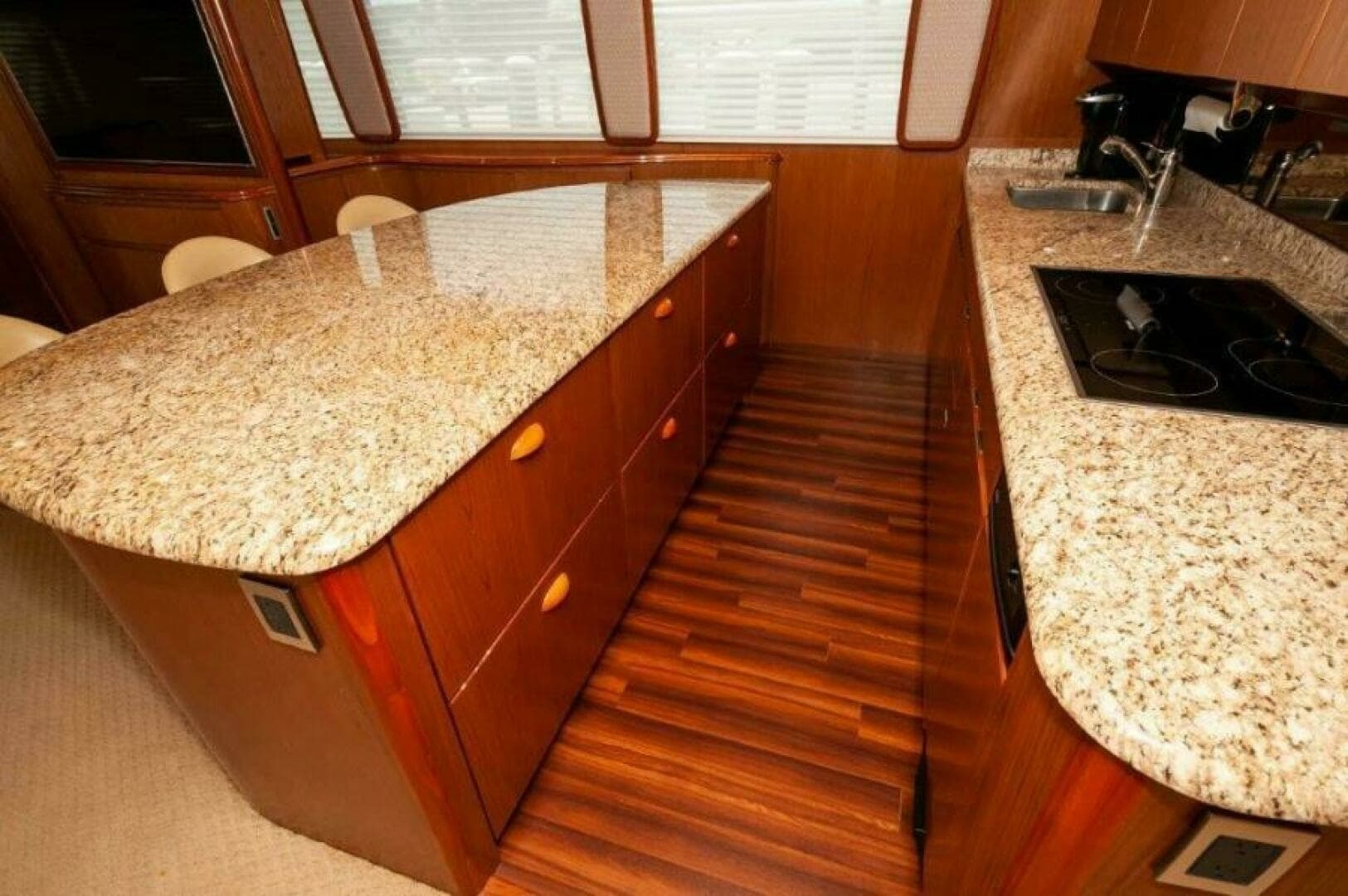 2012 76 Viking Sky Bridge Barefoot Drive Galley (3)