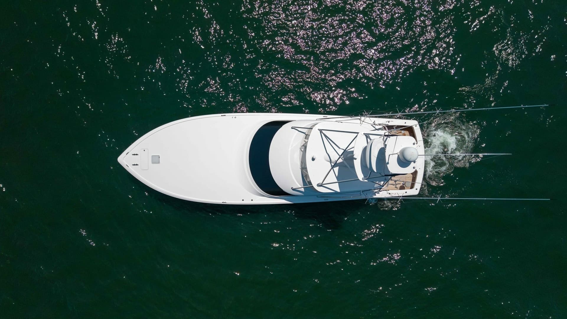 Aerial View of Viking 62 Convertible