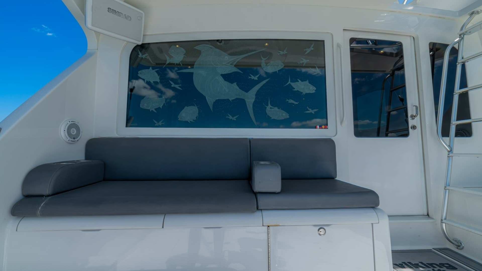 Cockpit Seating Area with Window Art
