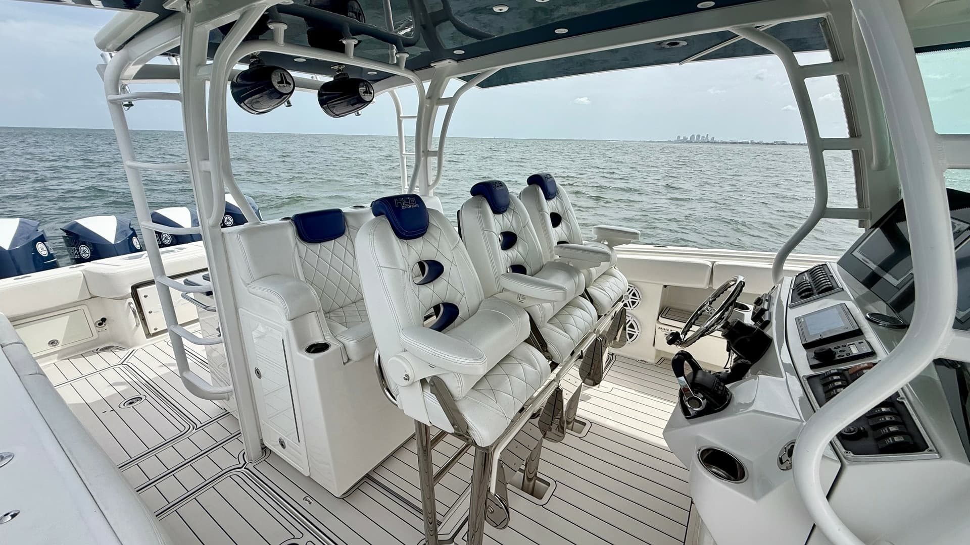 Helm and Seating Area