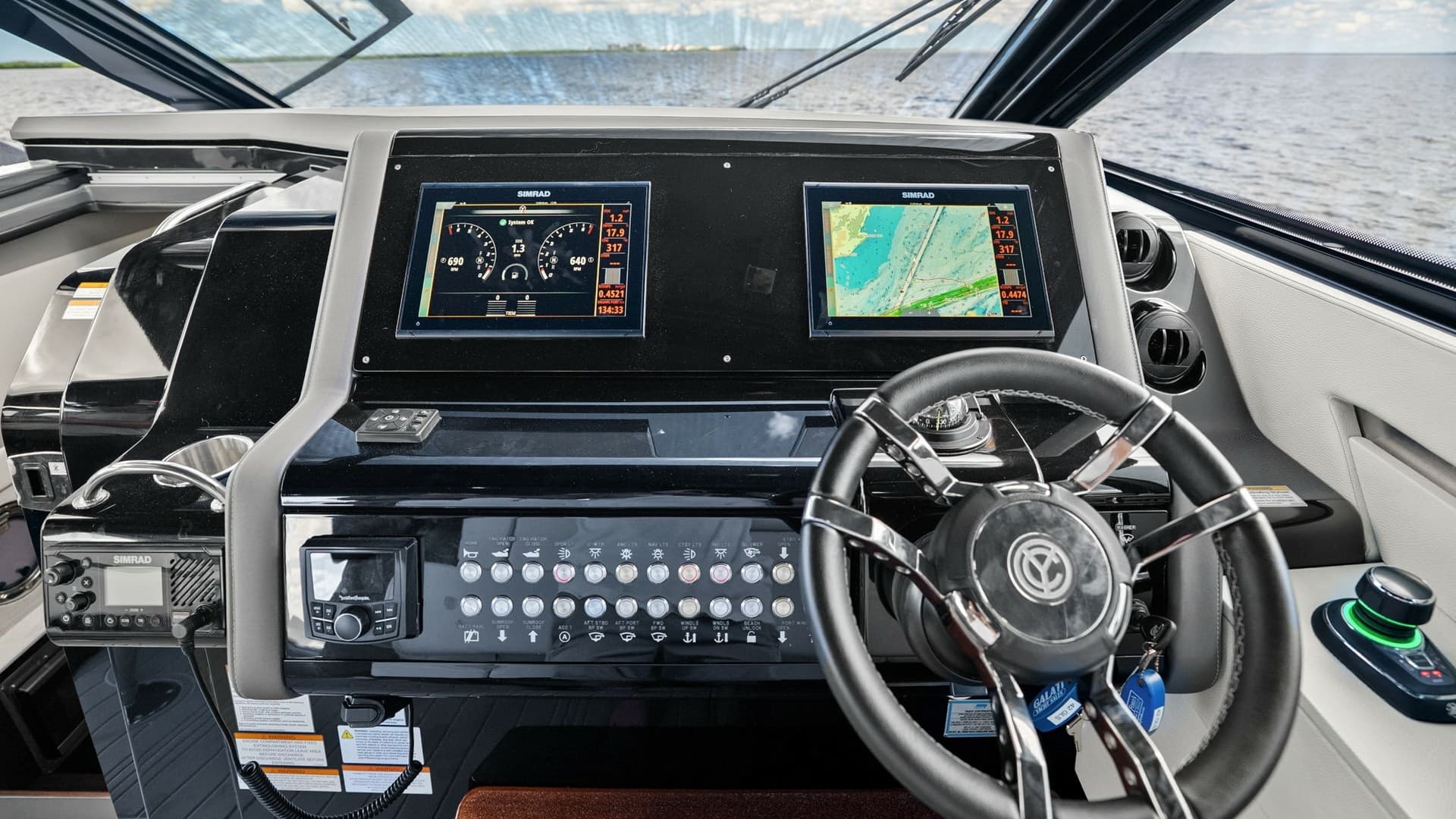 Helm Station with Advanced Navigation Displays