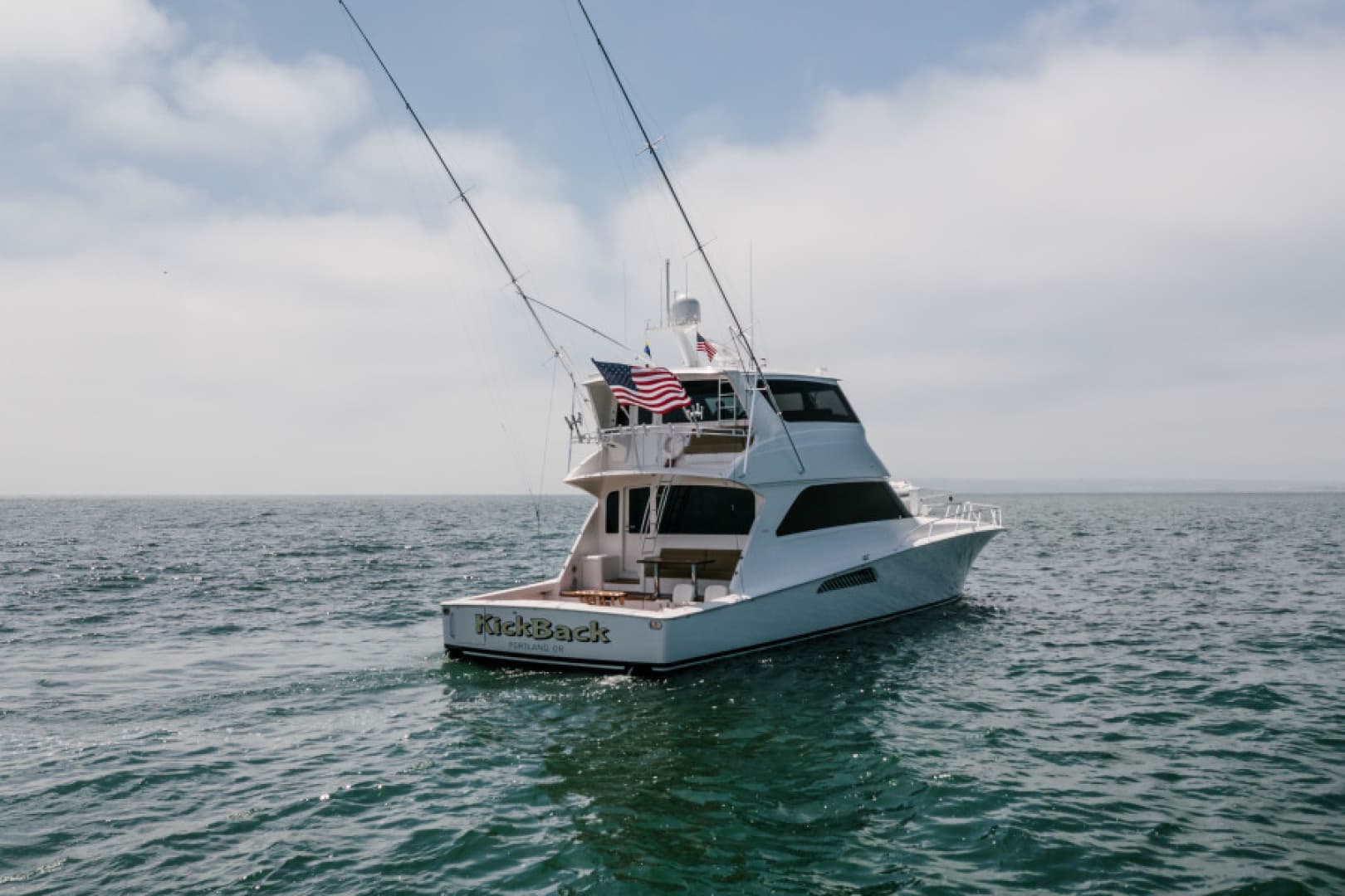 2006 Viking 74 Enclosed Bridge "Kickback"