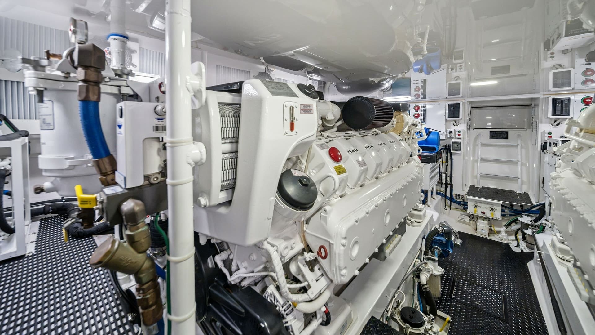 Engine Room with Twin Engines