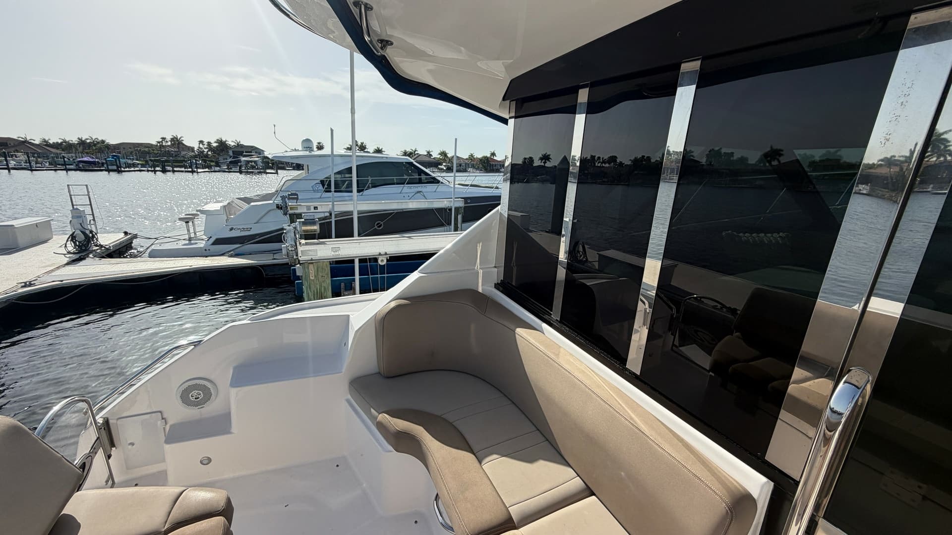 Aft Deck Seating Area