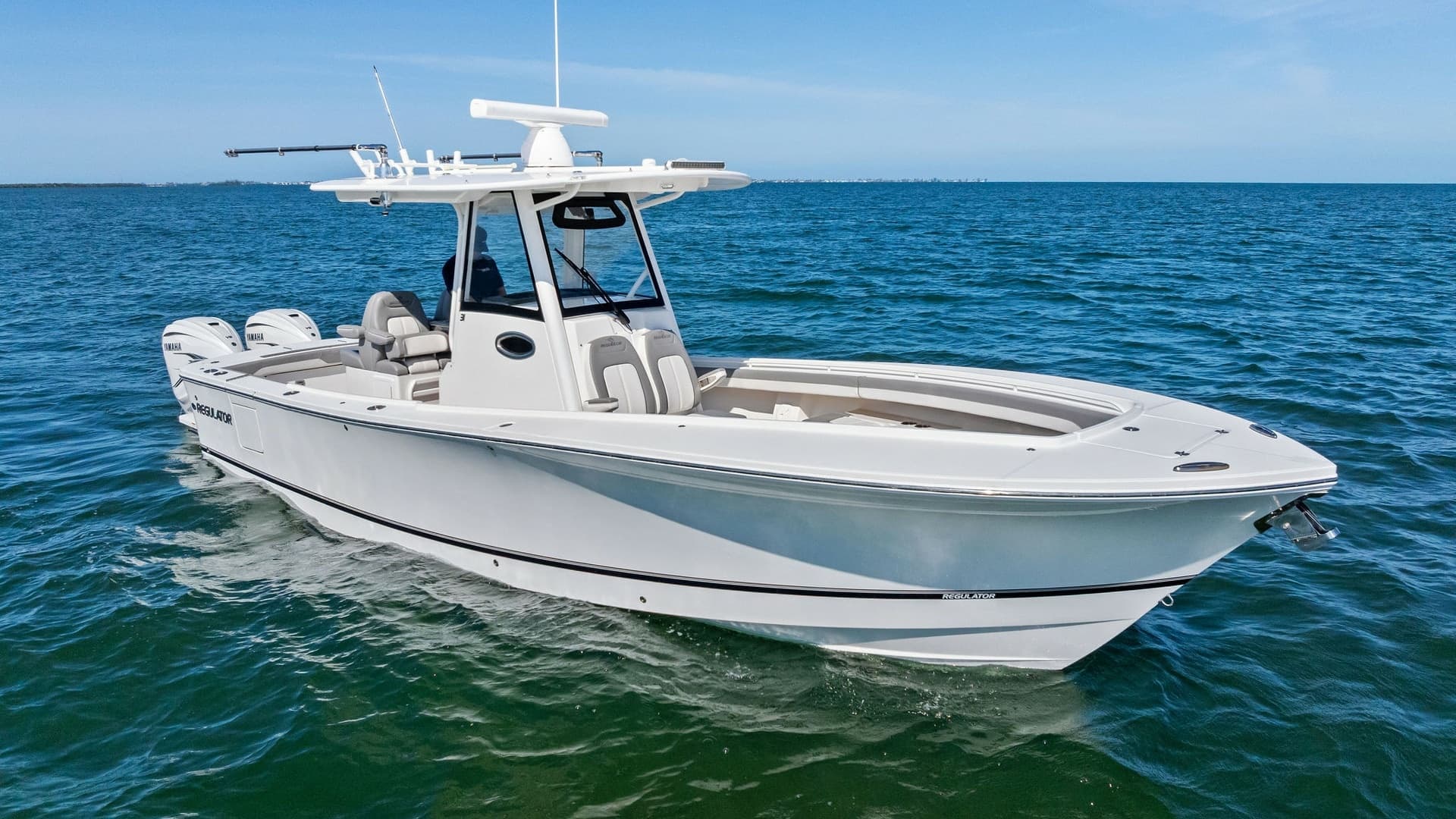 Starboard Bow View in Open Water