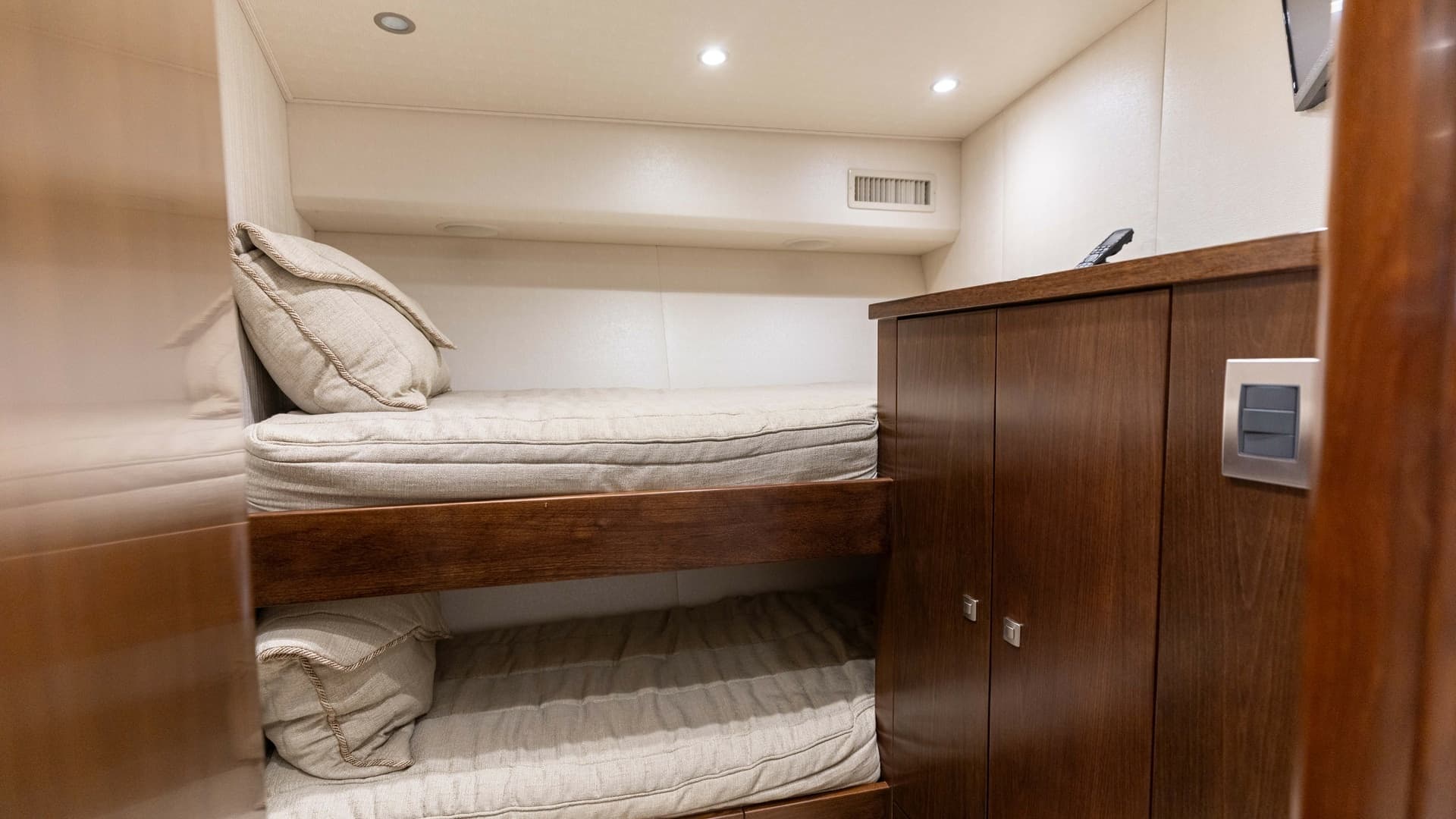2015 Viking 76 Enclosed Bridge- CHULA- Port Forward Stateroom