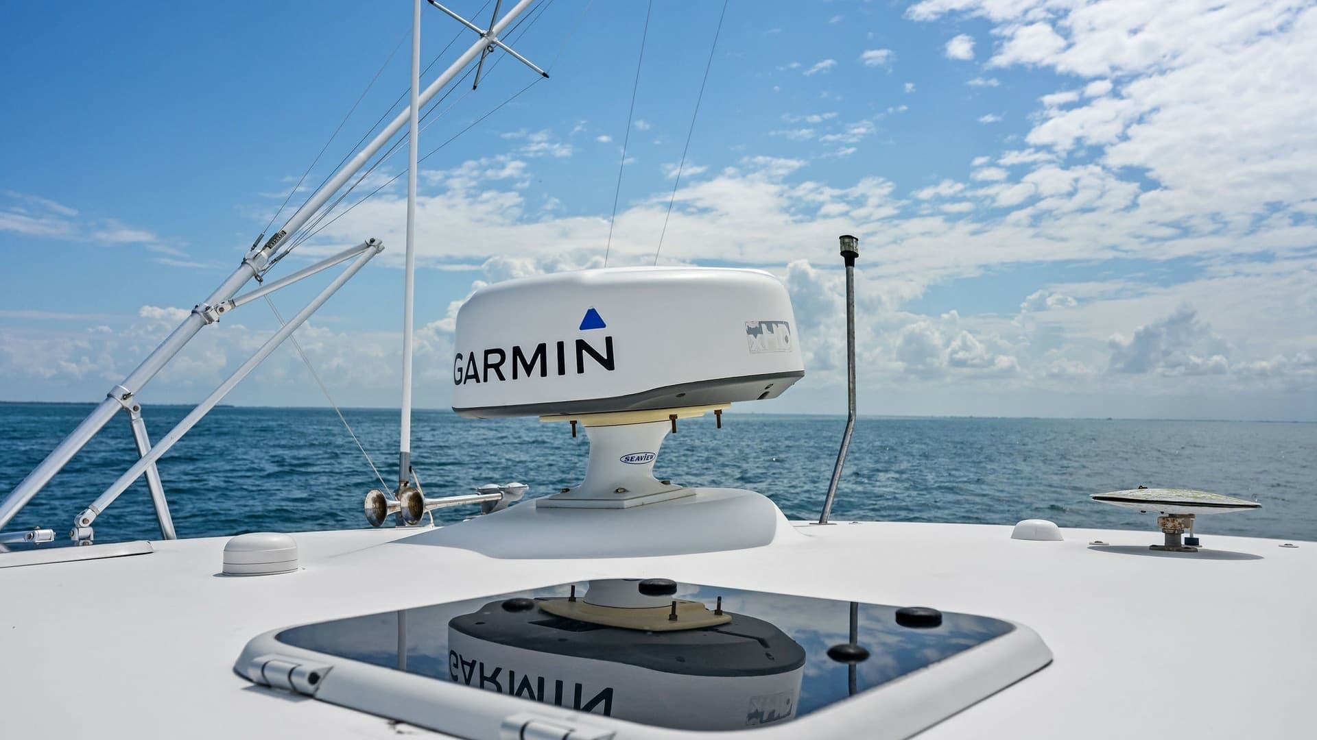 Flybridge Electronics and Hatch View