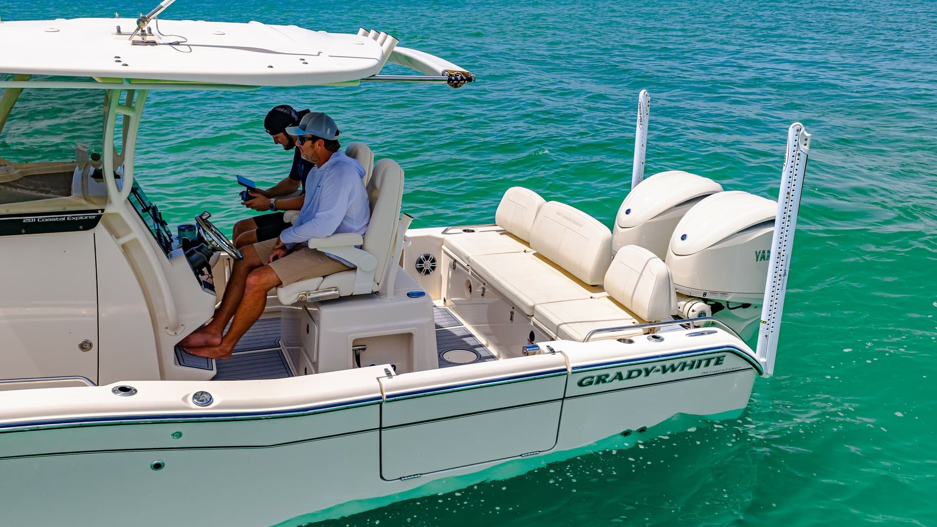Cockpit and Twin Outboards