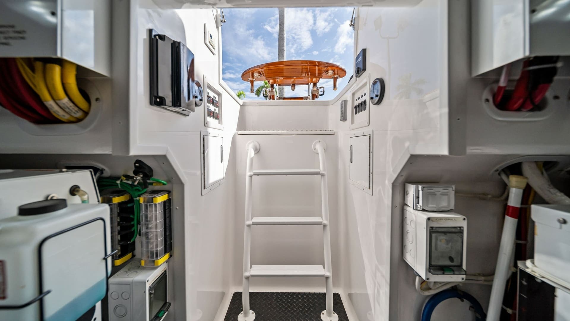 Engine Room Access and Control Panel
