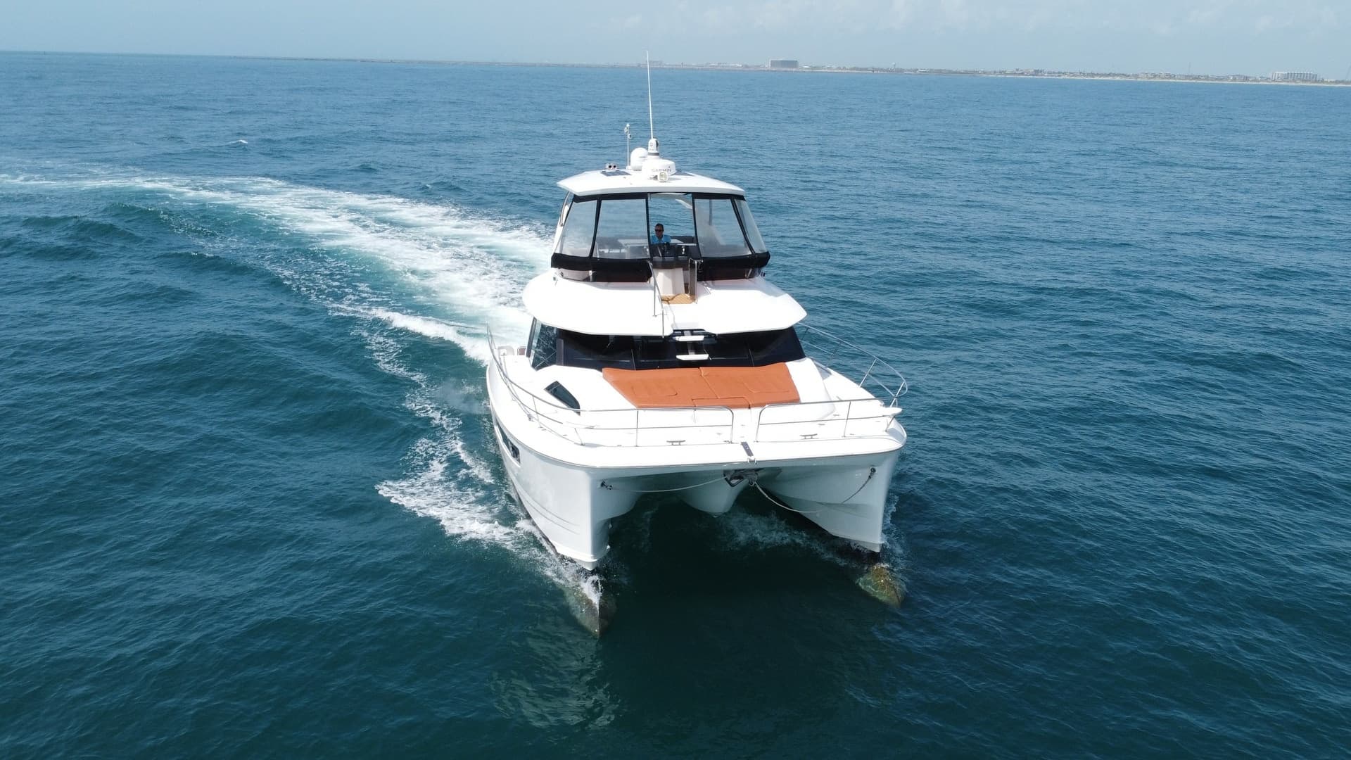 Aquila 44 CAT Bow View