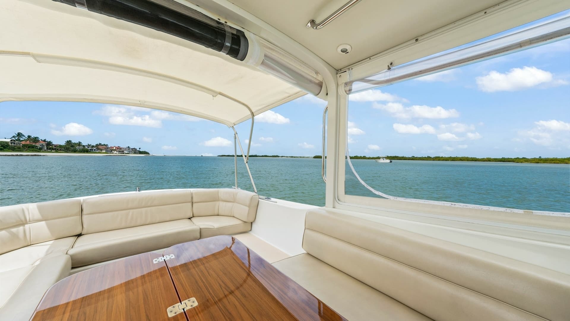 Spacious Aft Deck Seating Area