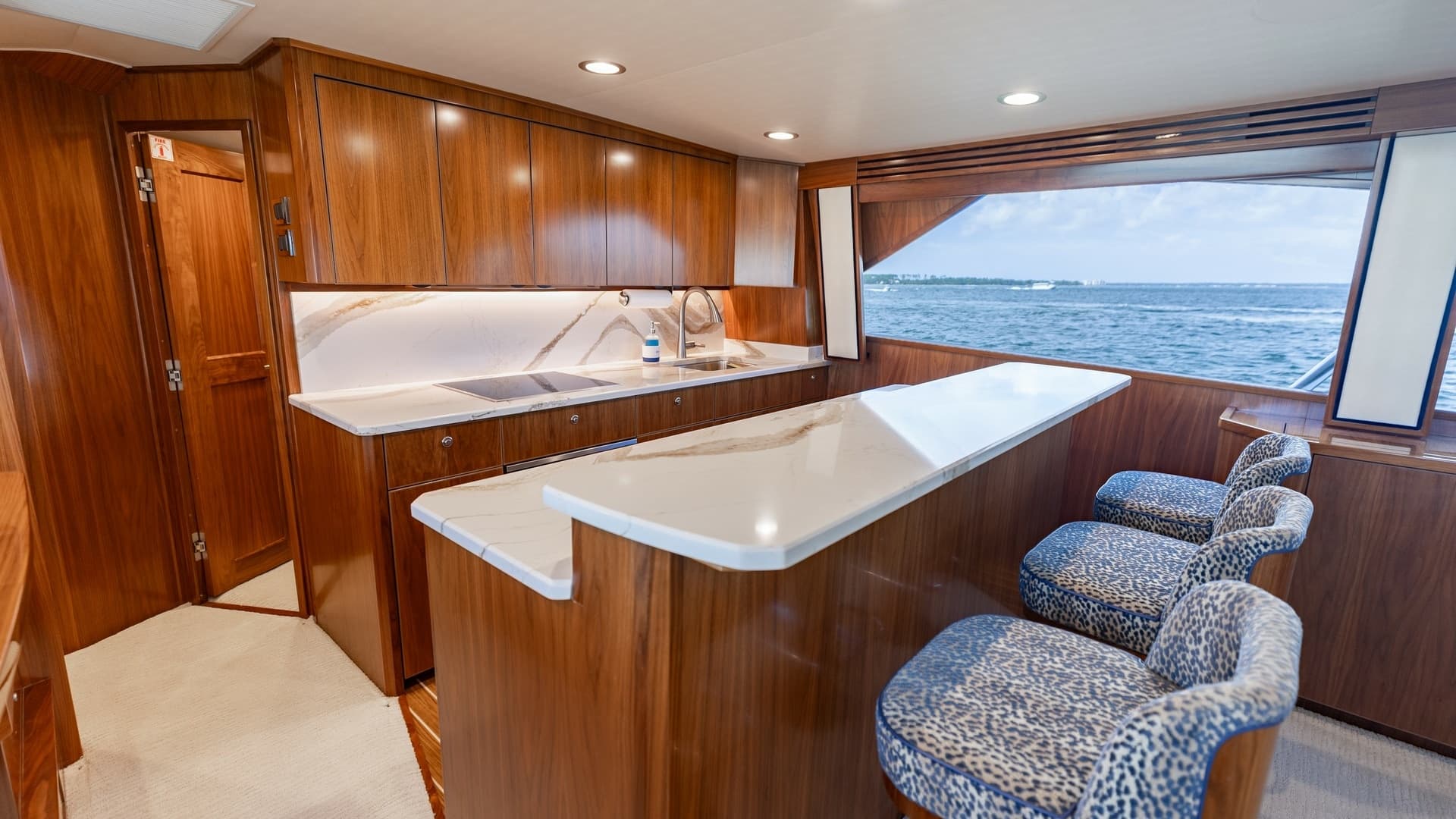 Galley with Breakfast Bar Seating