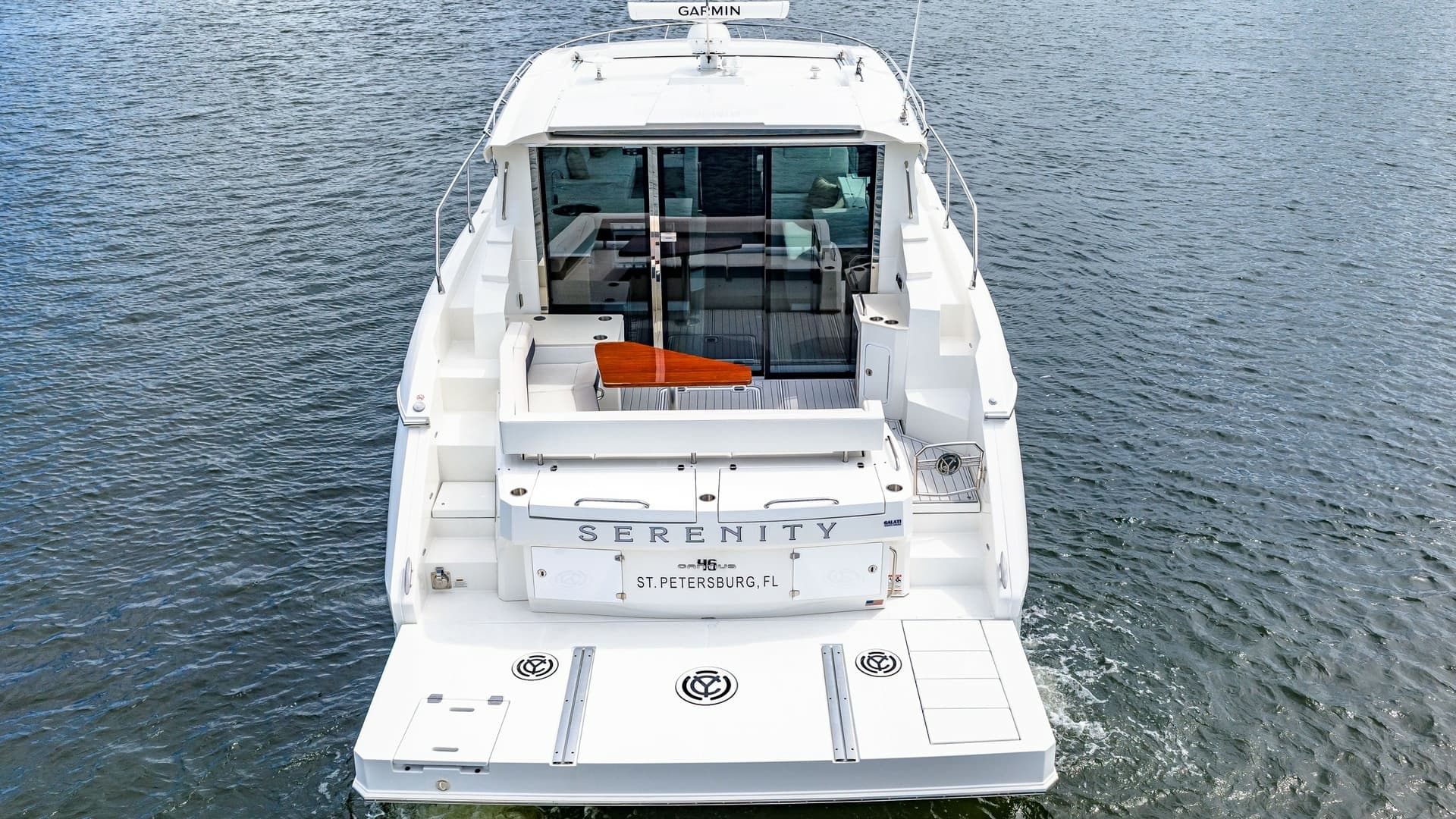 Aft Deck and Swim Platform