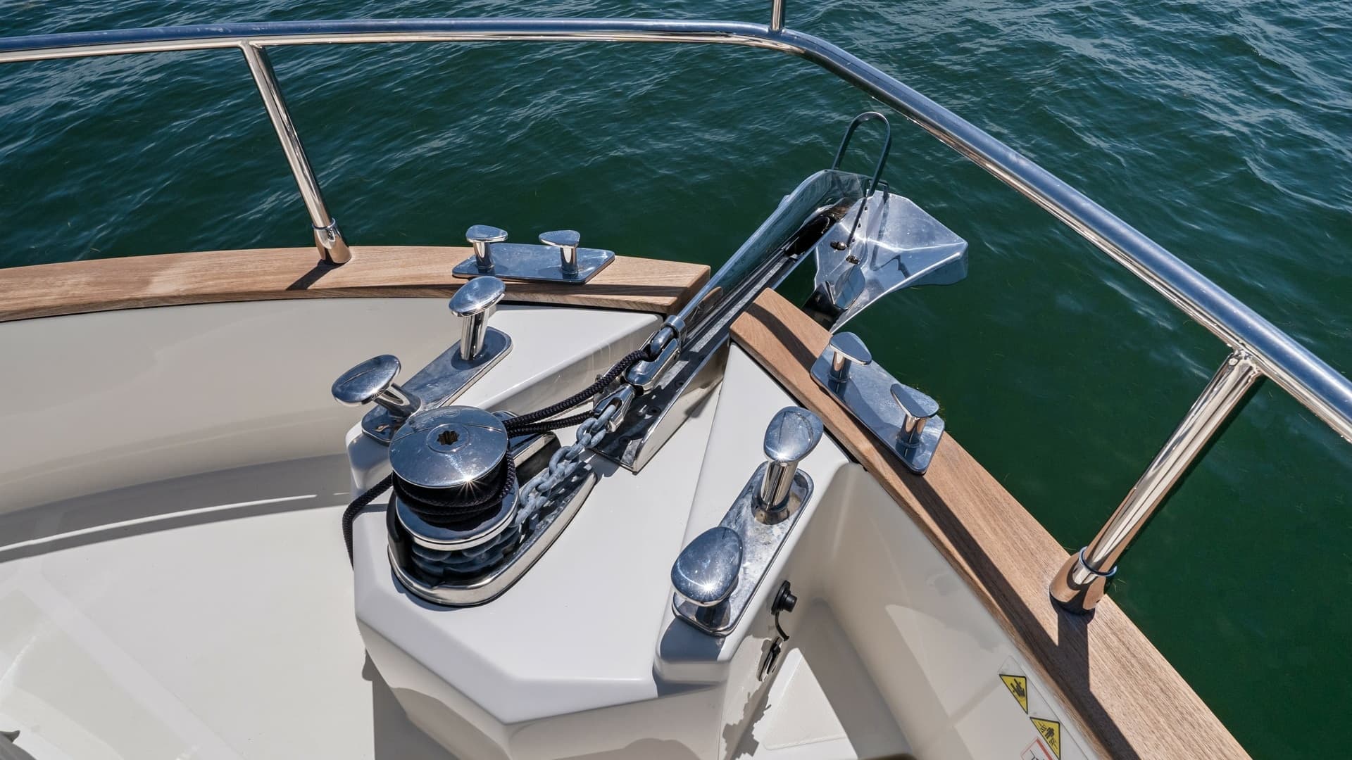 2026 Absolute Navetta 58 "Andiamo" - Bow Anchor System and Pulpit