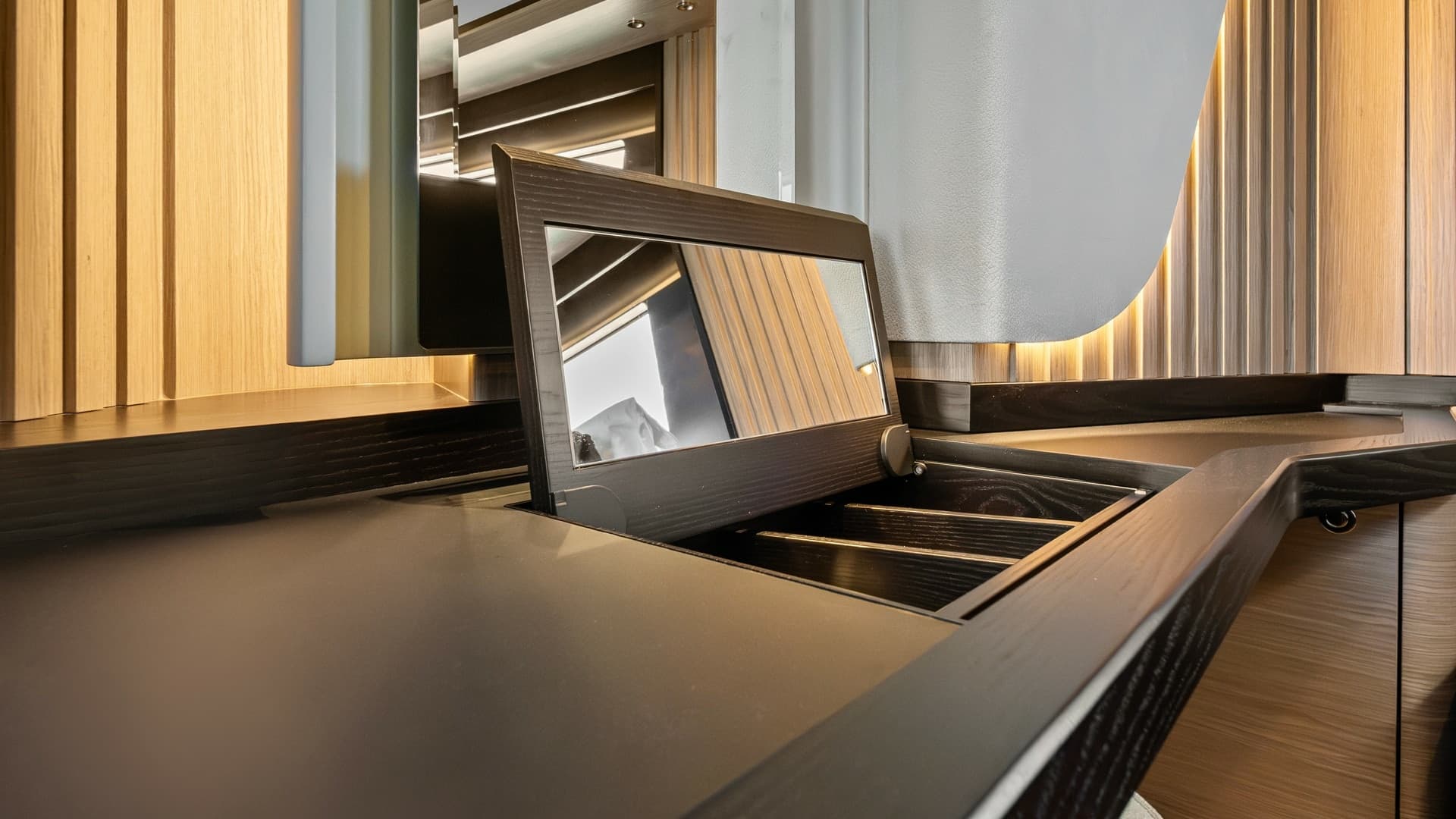 Elegant Vanity with Mirror