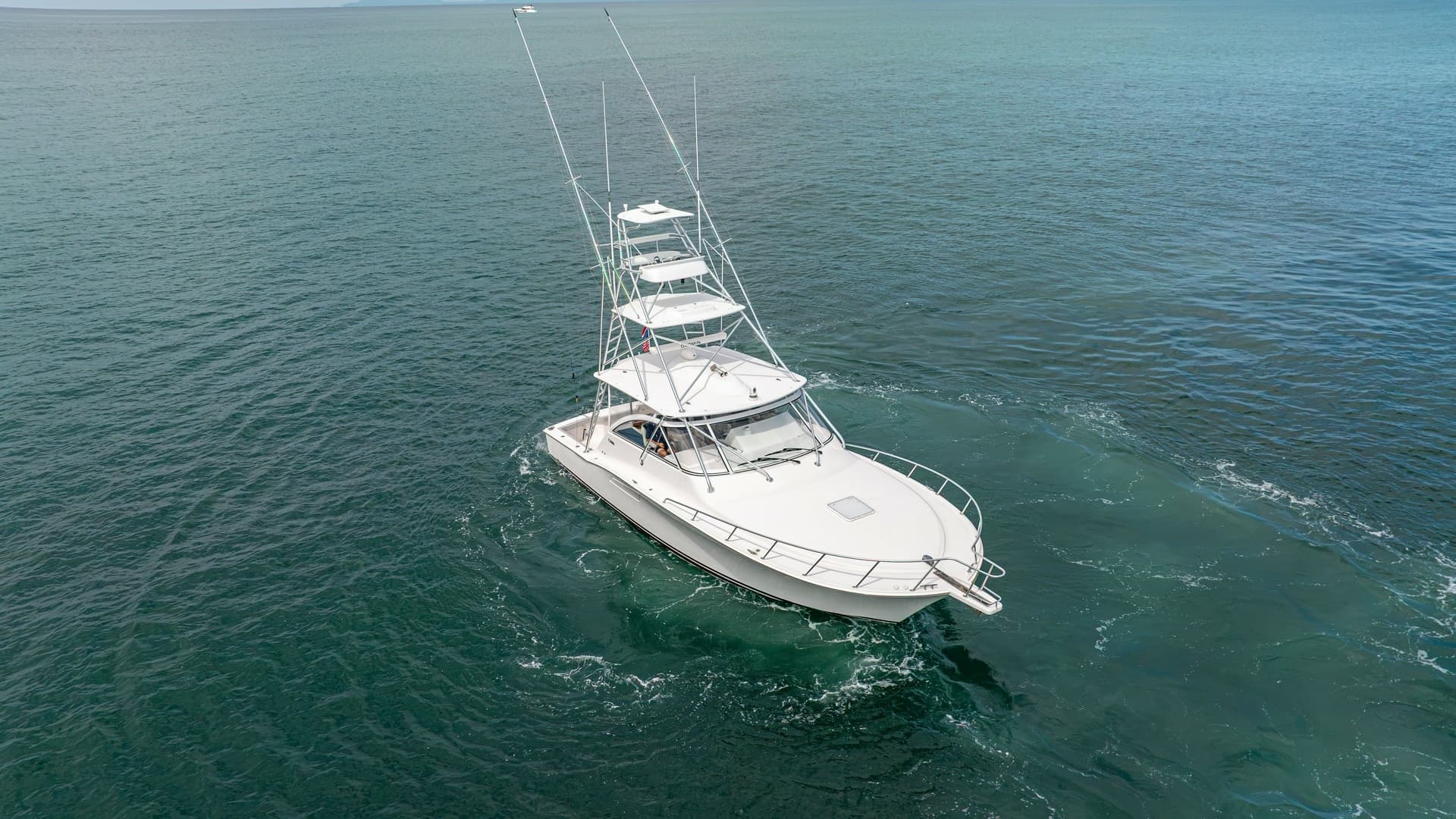 Aerial View of Bow and Flybridge