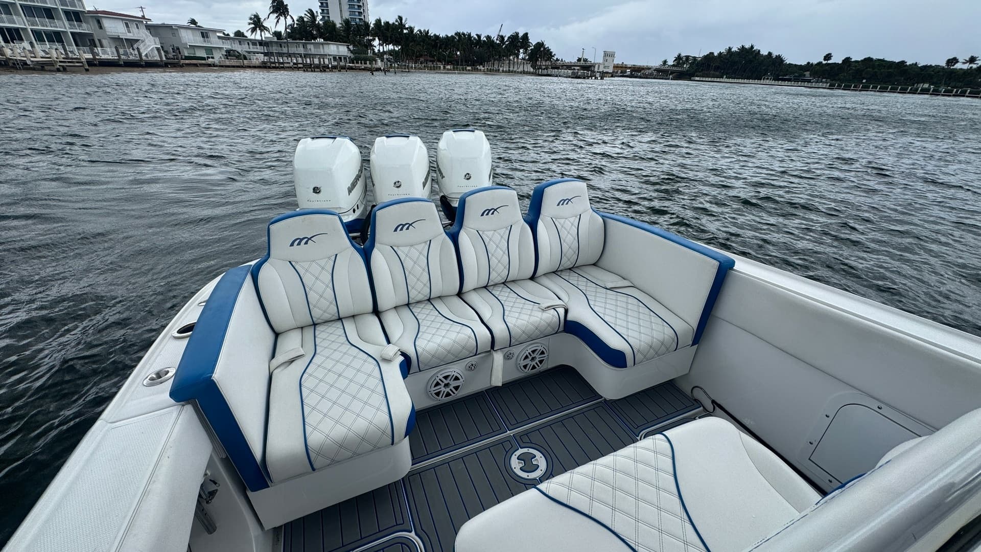 Aft Deck Seating and Engines