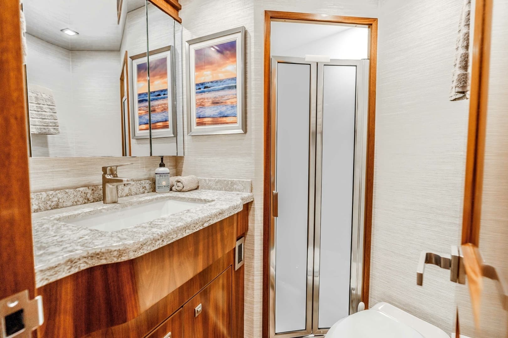 Luxurious Yacht Bathroom Interior
