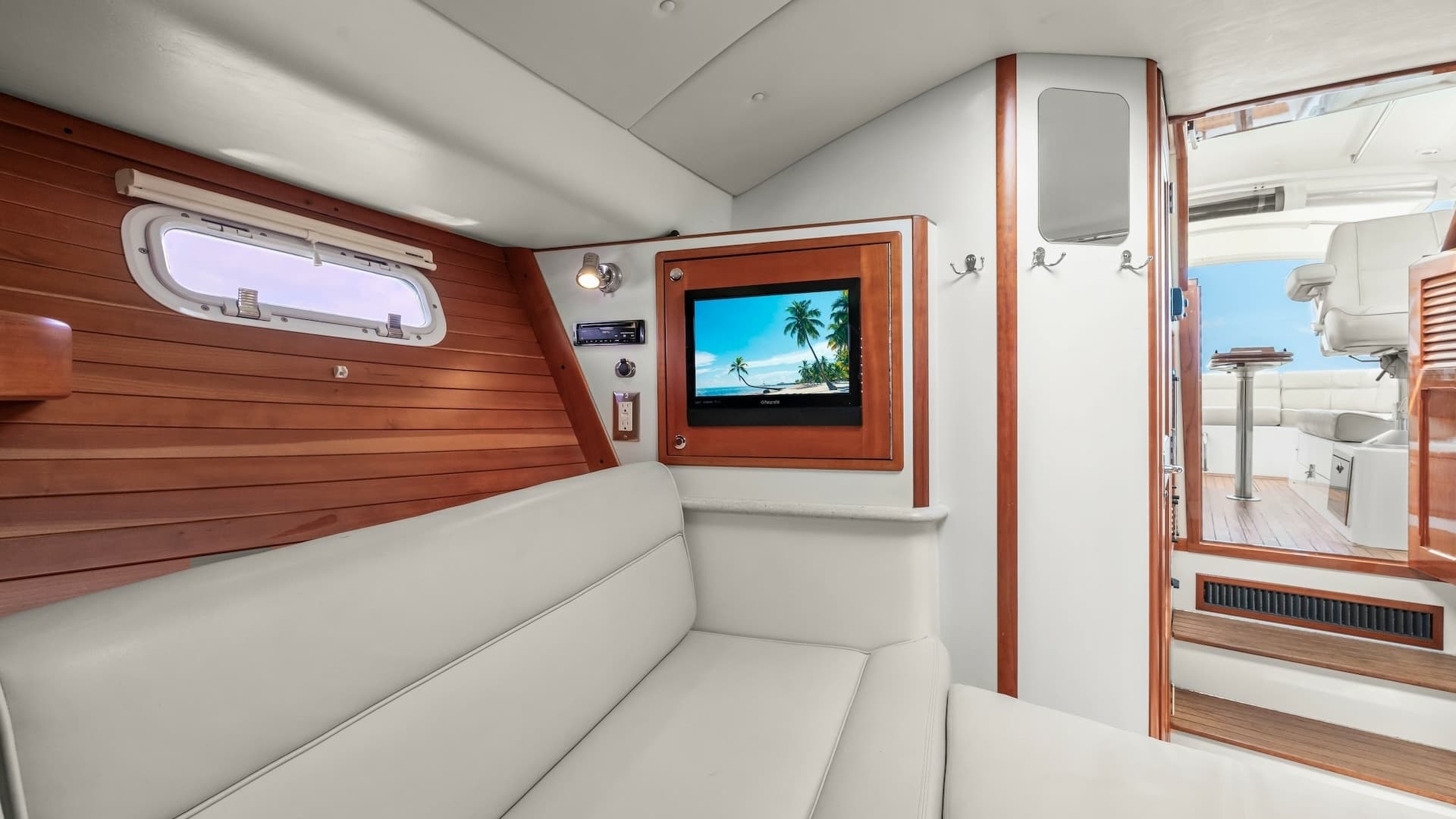 Cozy Interior Lounge with TV