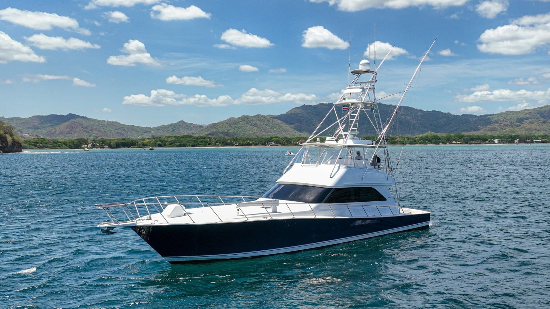 Starboard View of Viking 61 Convertible