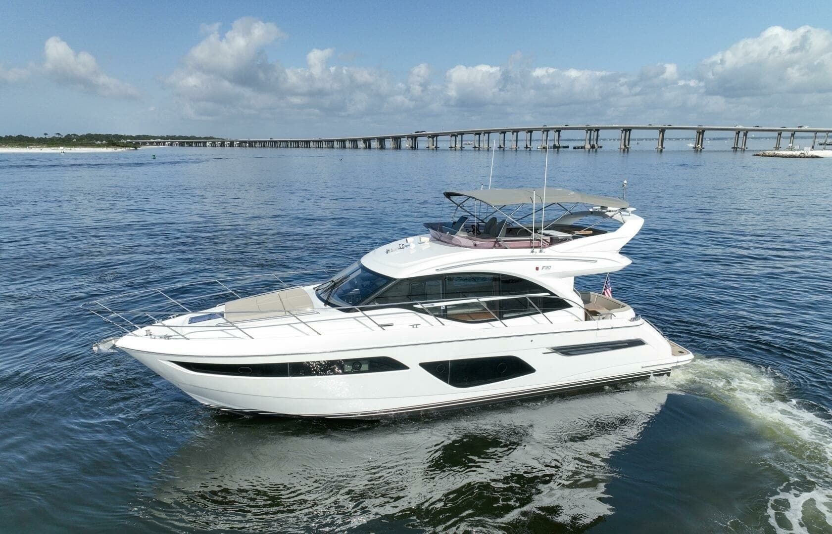 2021 Princess F50- MAKING TIME- Engine room- Port