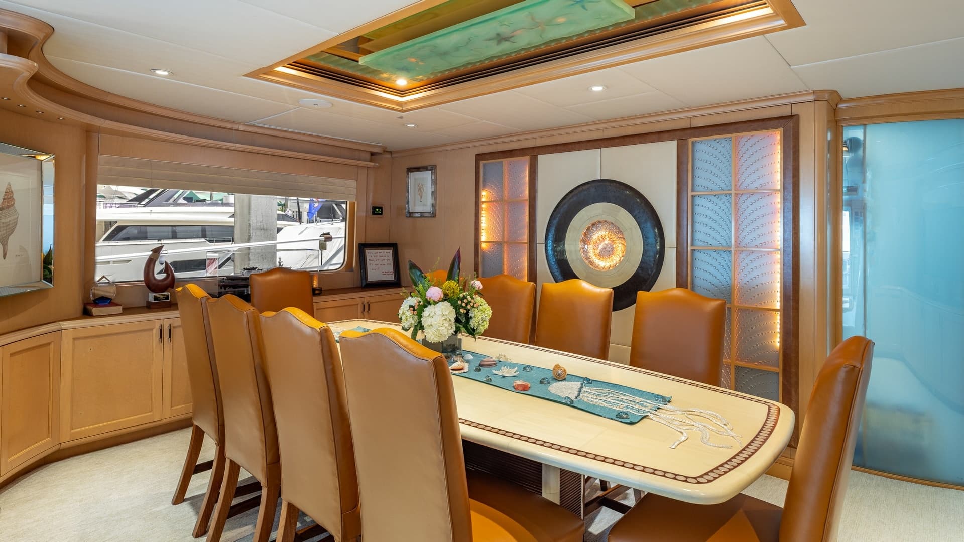 Elegant Dining Area with Artful Accents