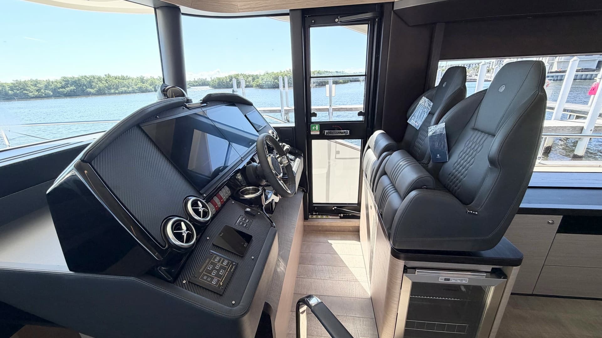 Modern Helm Station with Dual Seating
