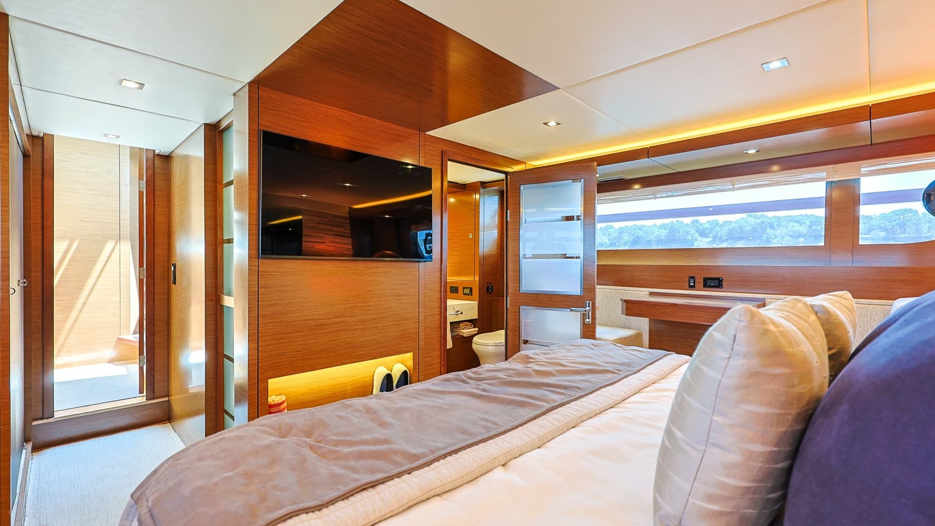 Luxurious Master Stateroom Interior