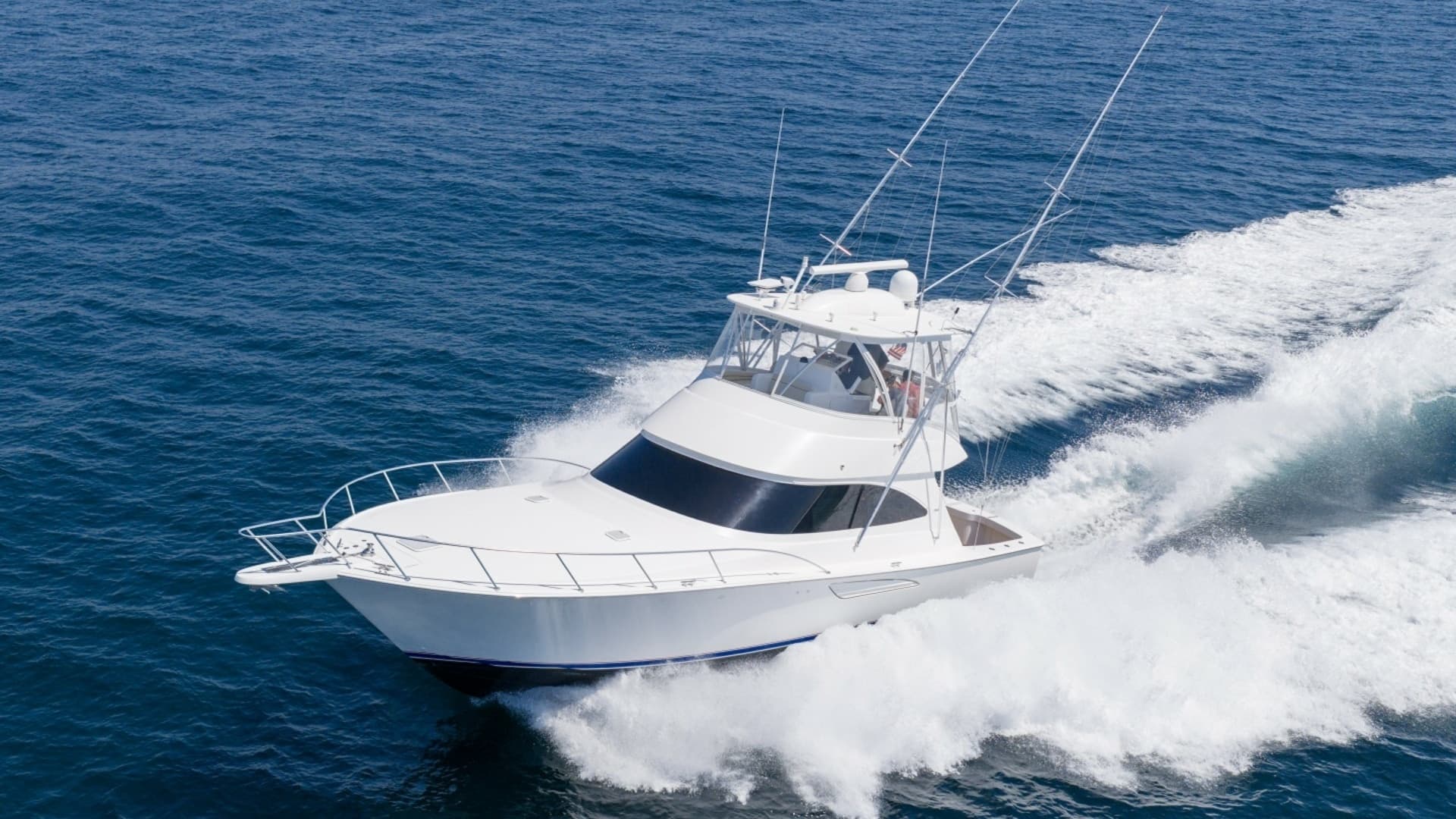 Dynamic Aerial View of Viking 48