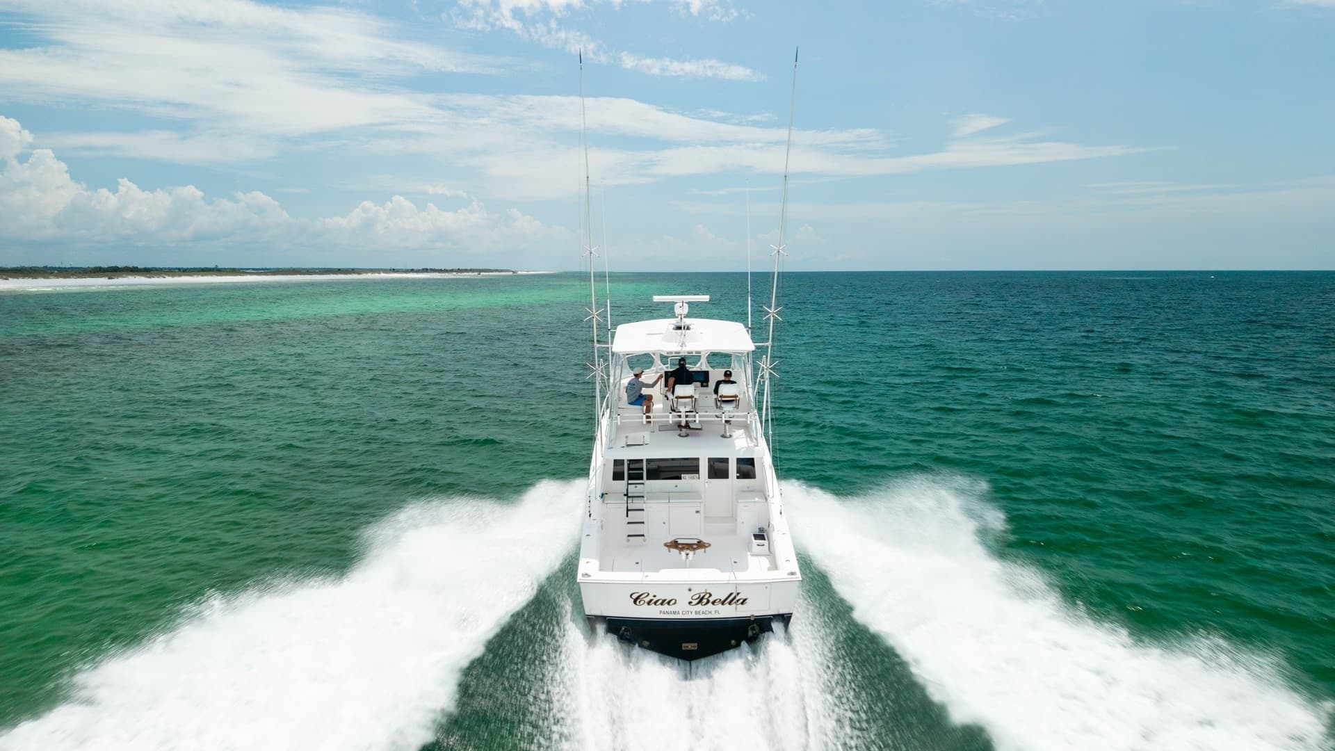 Aerial View of Aft Deck Underway