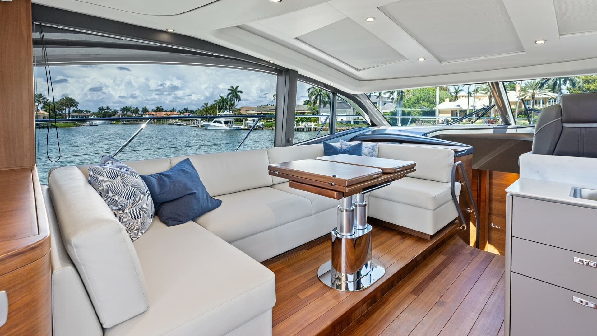 Spacious Salon with Panoramic Views