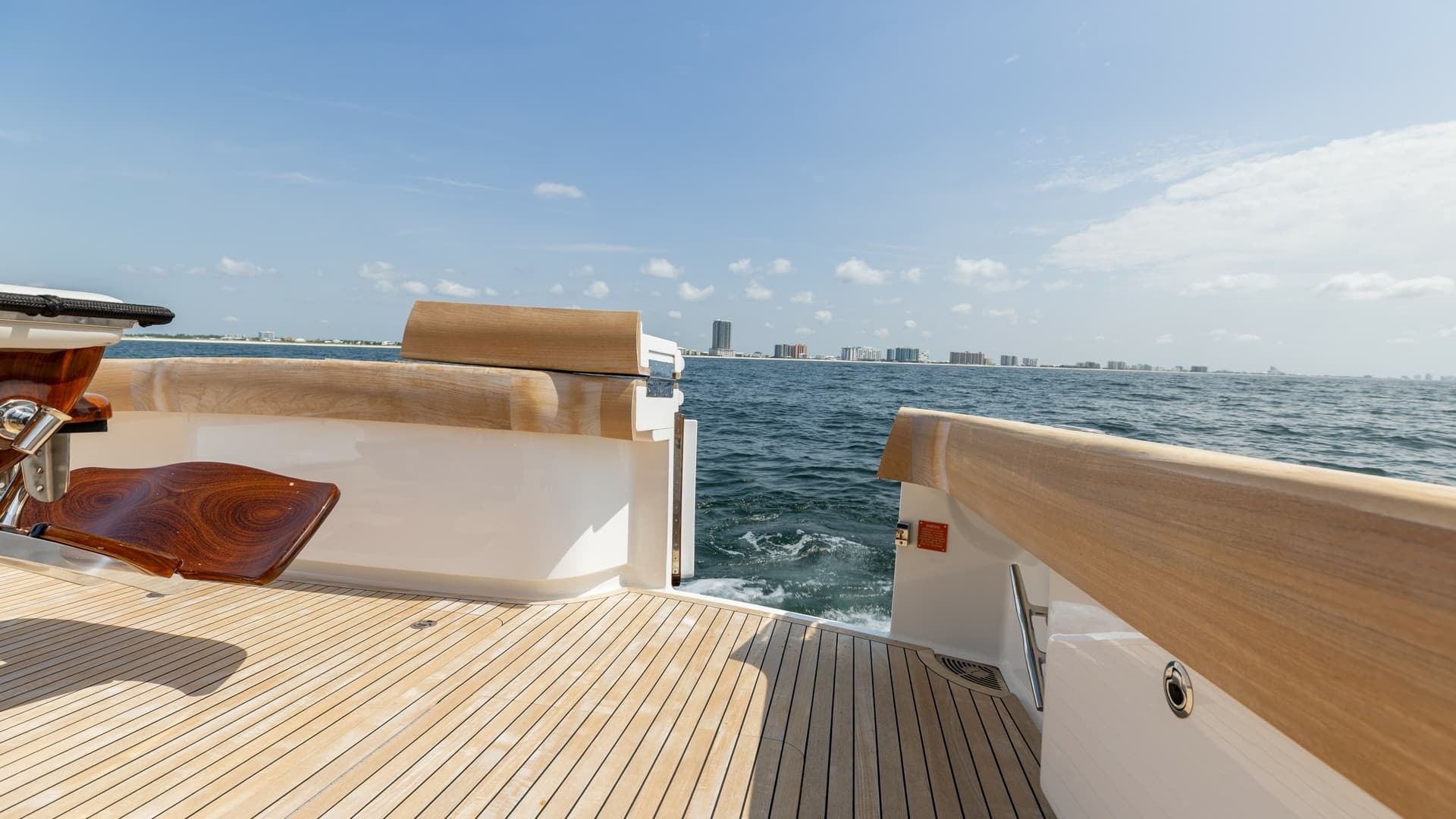 Spacious Aft Deck with Ocean View