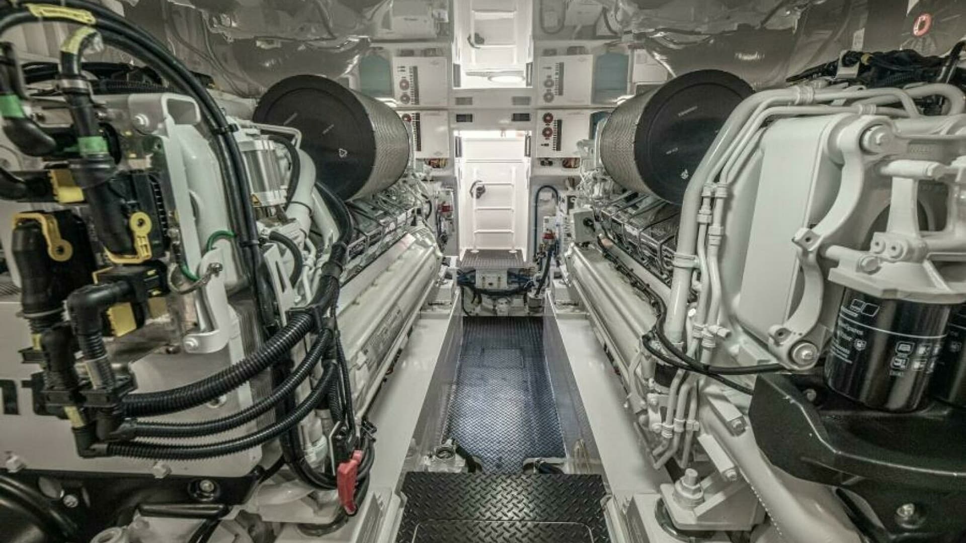 Engine Room with Twin Engines