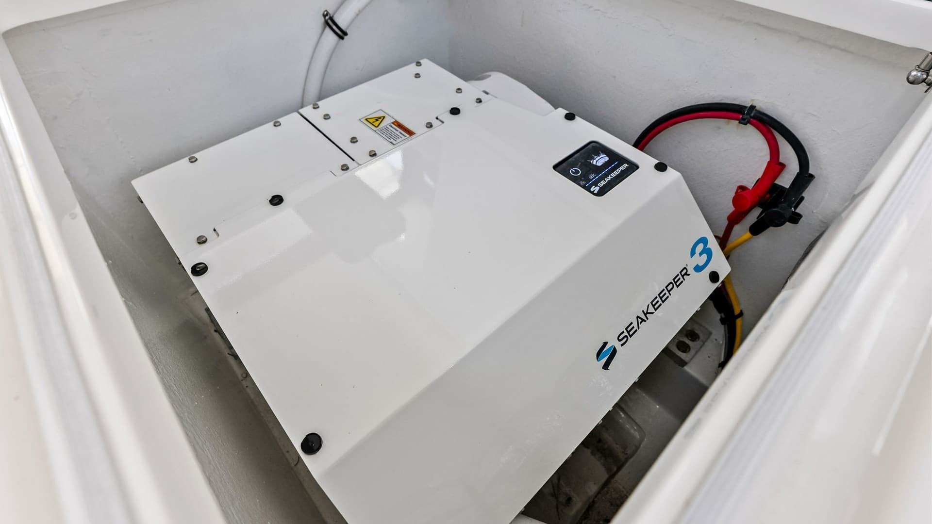 Engine Compartment with Seakeeper 3