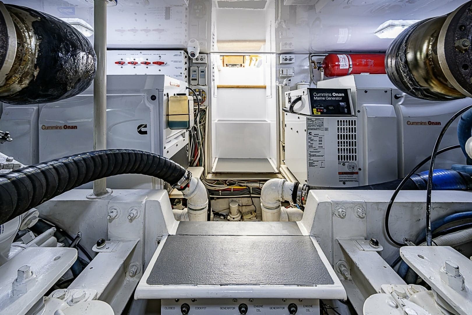 Viking 52 - Catchin Time - Engine Room