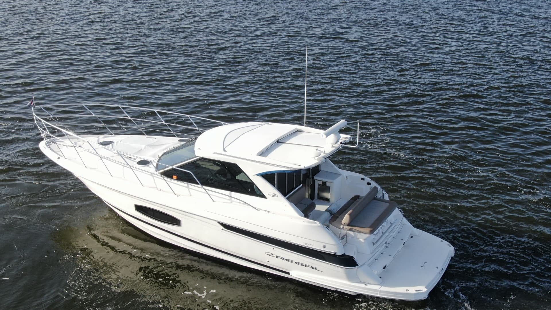 Aerial View of Stern and Deck