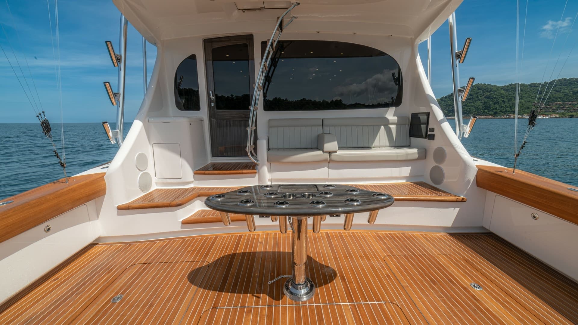 Aft Deck with Fishing Setup