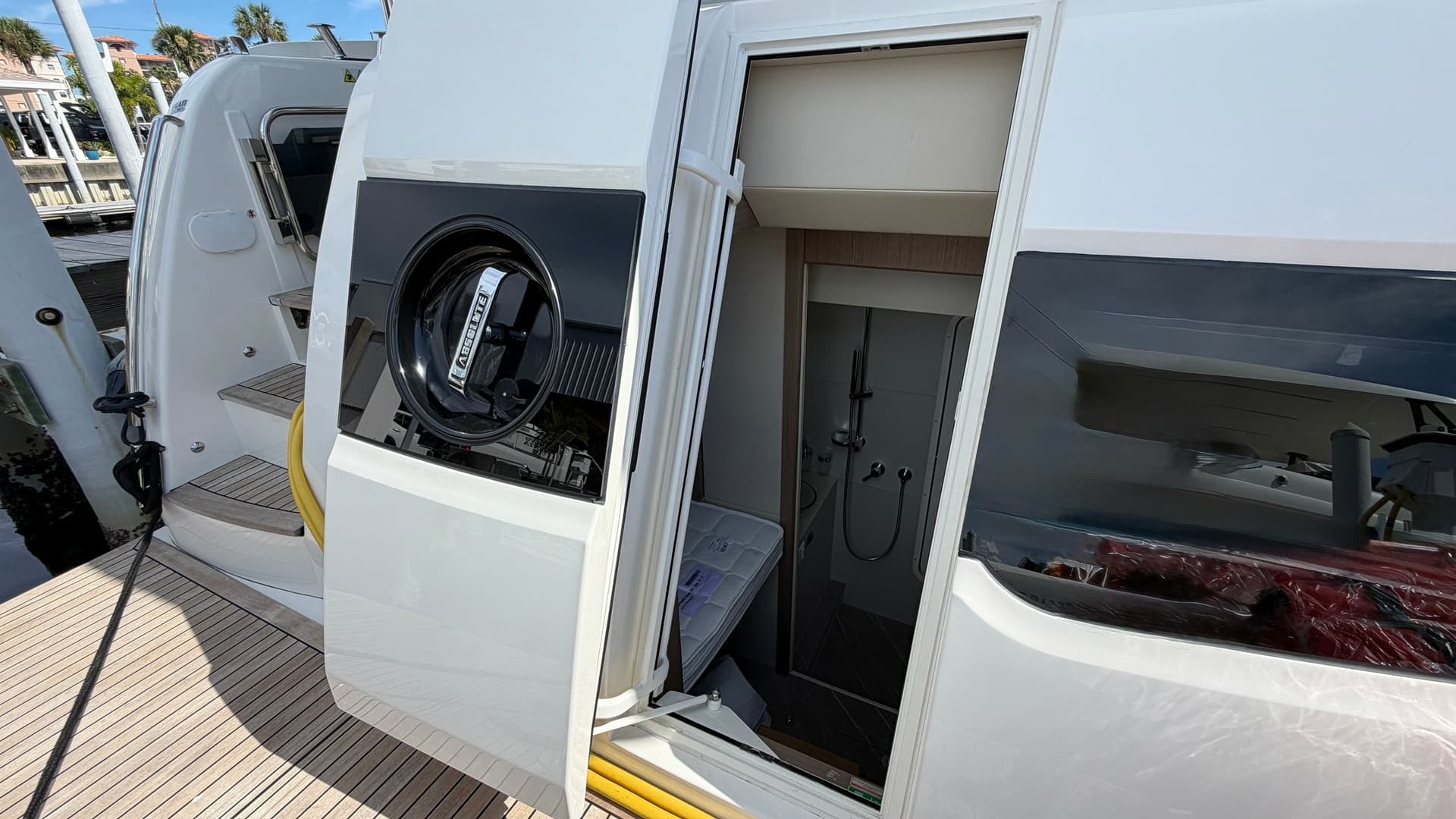 Access Hatch and Shower Area