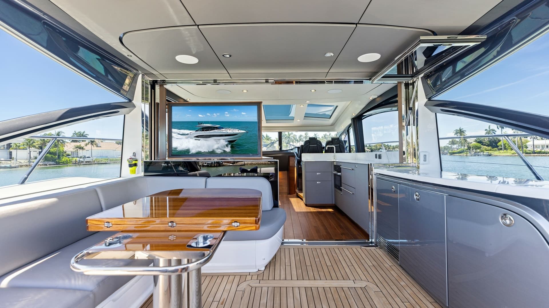 Spacious Cockpit Forward View